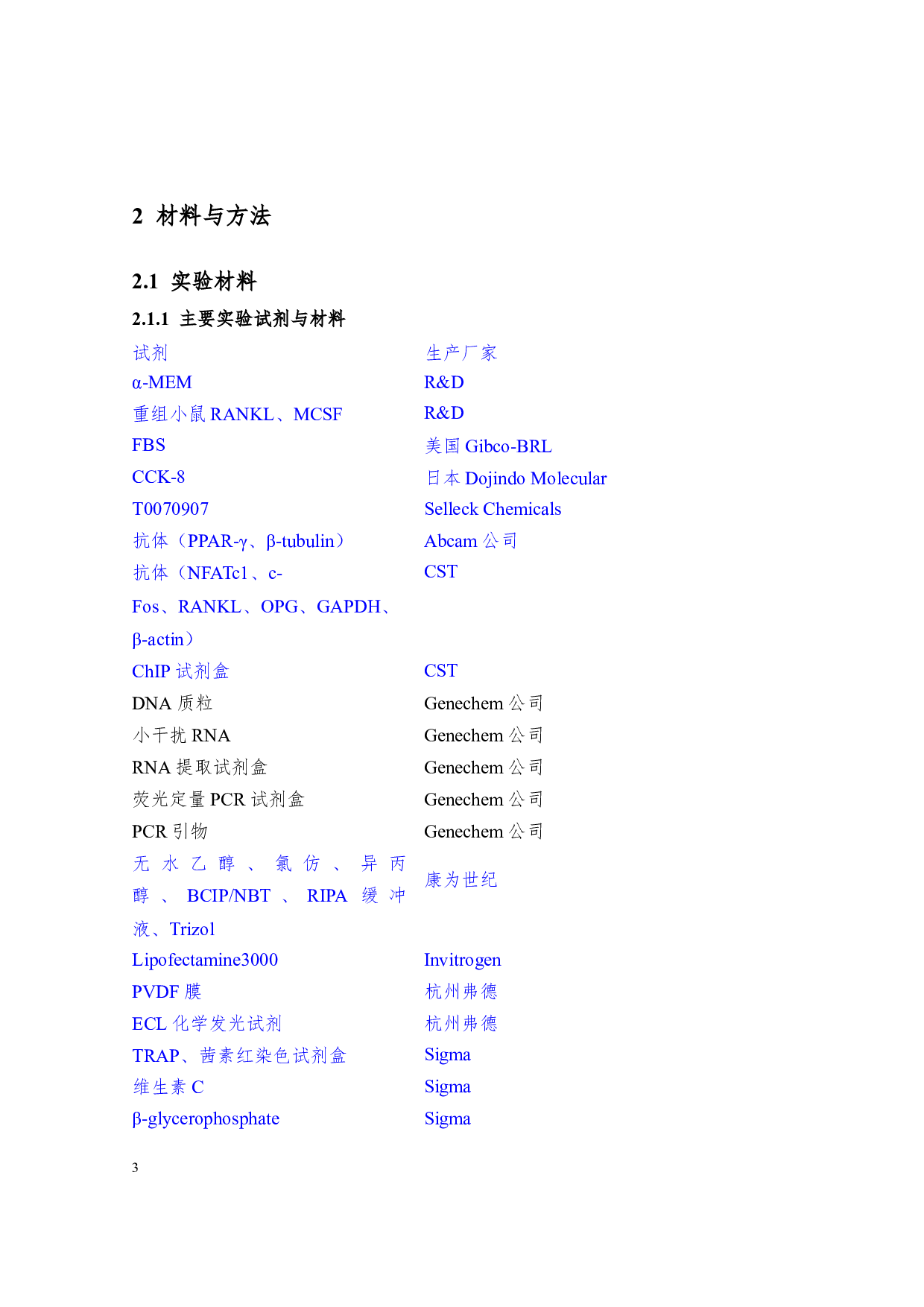 &gamma;抑制剂T0070907抑制破骨细胞生成及拮抗小鼠卵巢切除诱导骨量丢失-20564字.docx 第3页