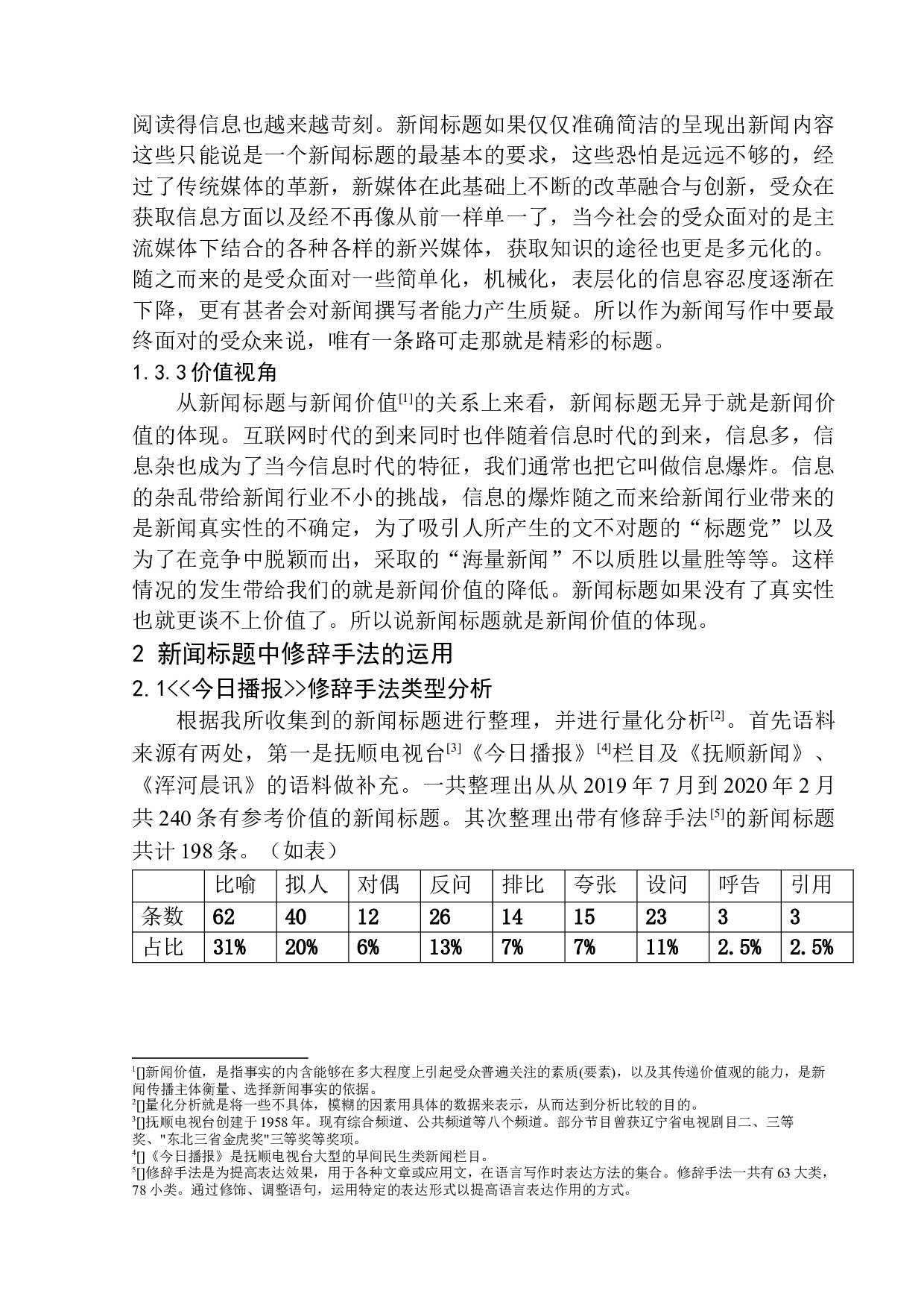 新闻标题中修辞手法的运用及效用&mdash;&mdash;以抚顺电视台《今日播报》为例-12398字.docx 第7页