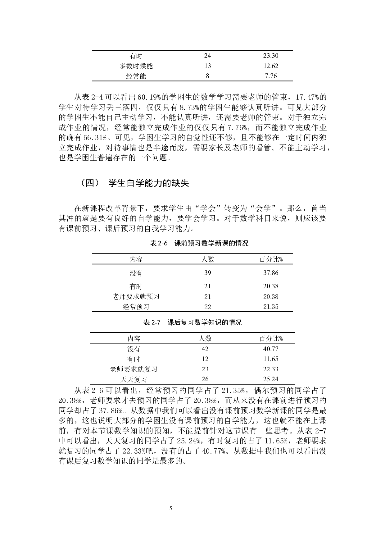 小学数学学困生课堂学习表现及其对策研究-12361字.docx 第9页