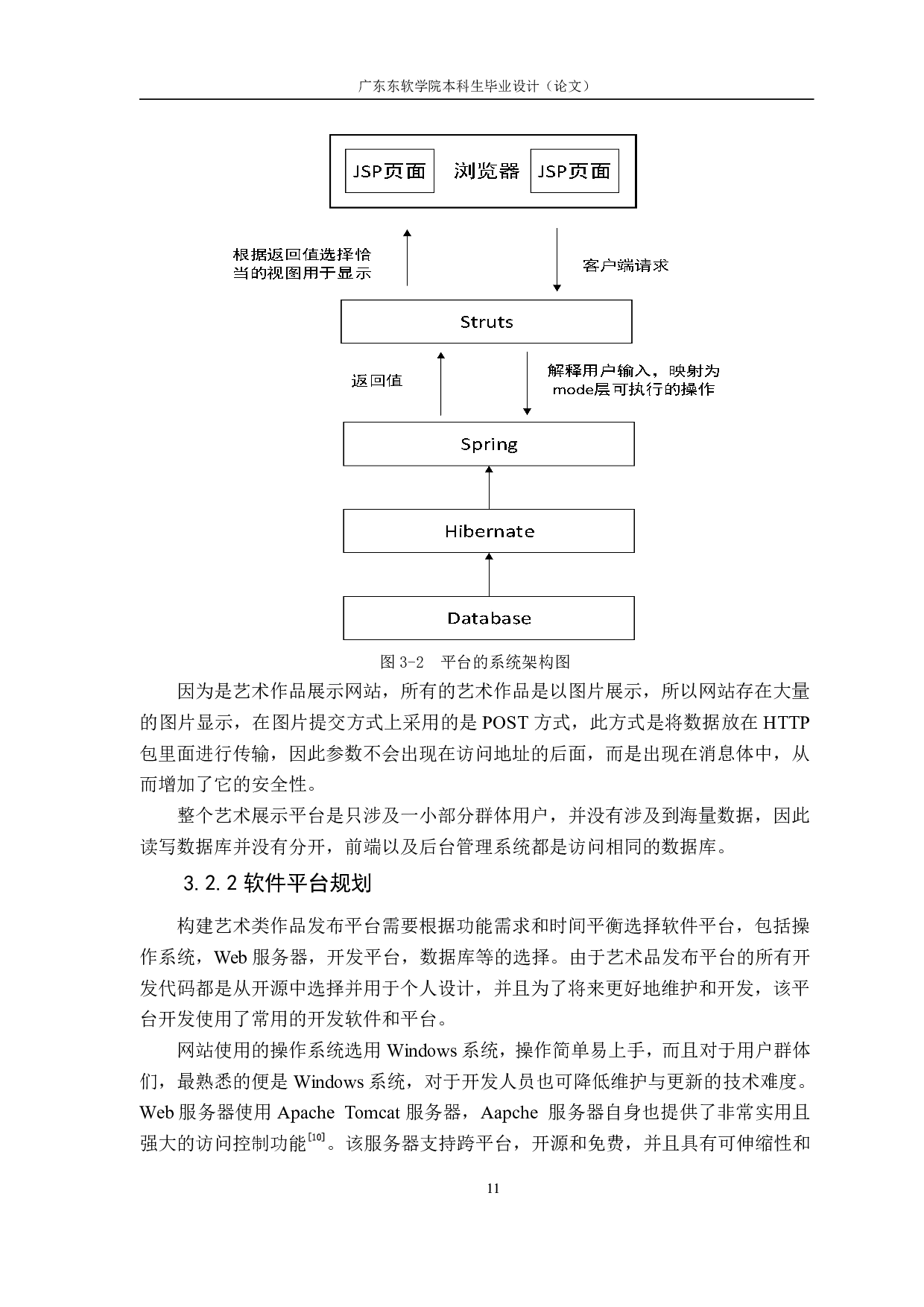 基于SSH框架的艺术类作品发布平台的设计与实现-1622字.pdf 第10页