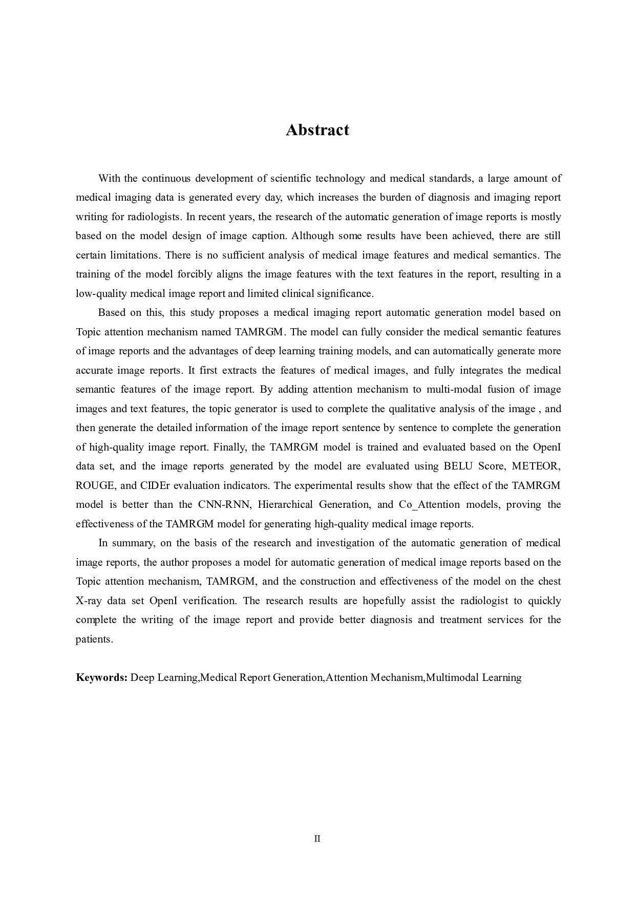 基于多模态医学影像报告的自动生成研究与应用-4979字.pdf 第2页