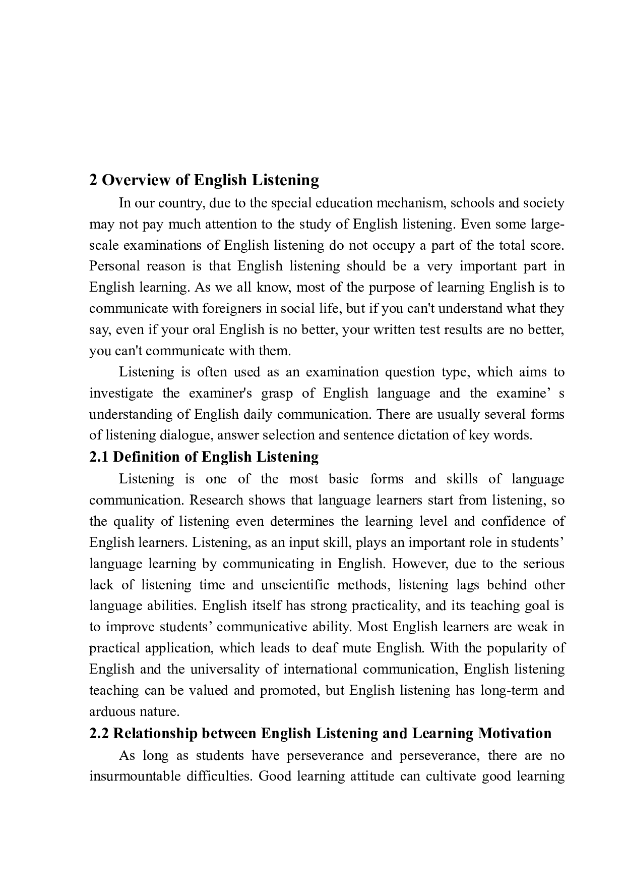 学习动机对英语听力水平的影响-8936字.docx 第10页