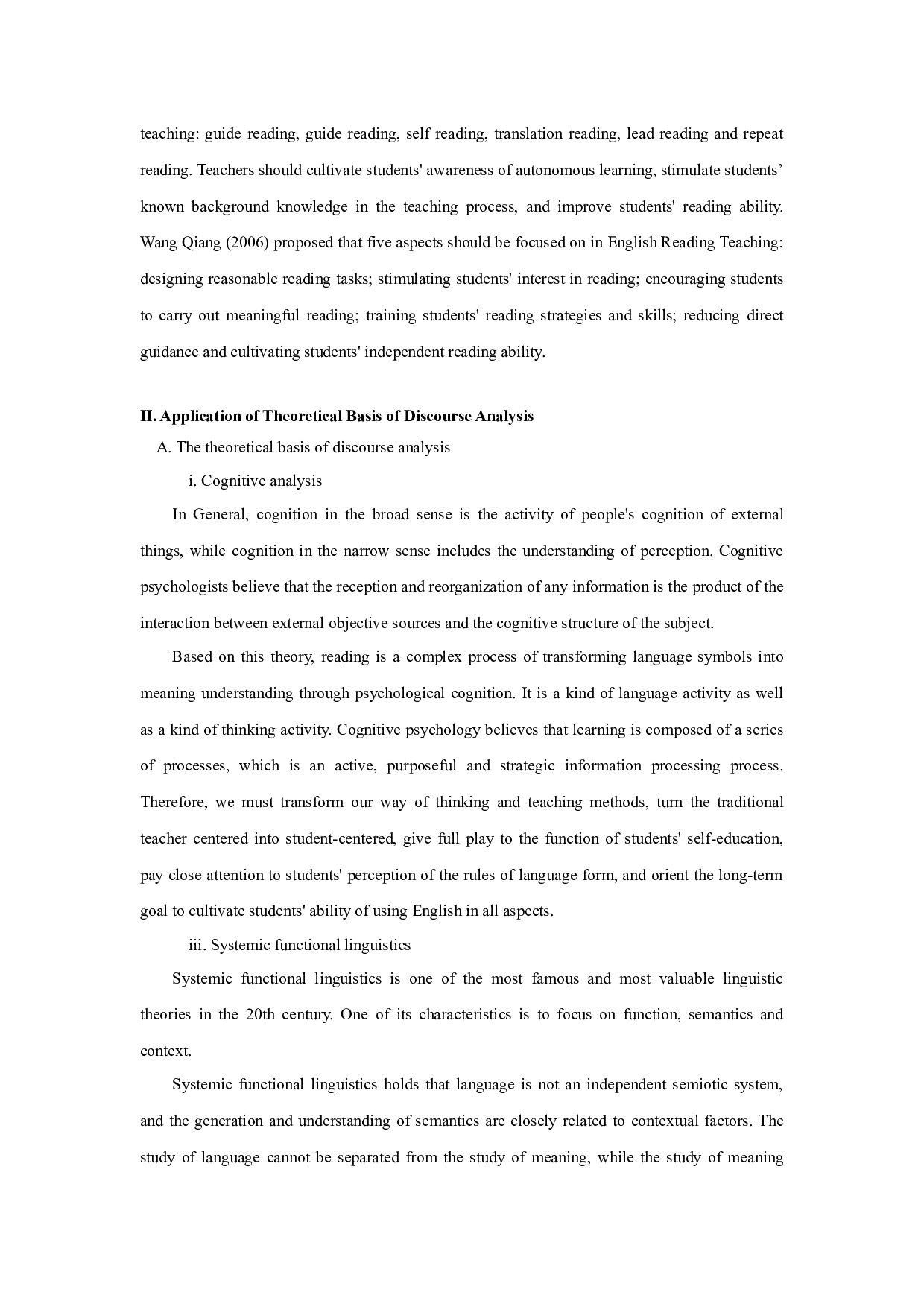 ApplicationofDiscourseAnalysisinSeniorHighSchoolEnglishReadingTeaching-5919字.docx 第9页