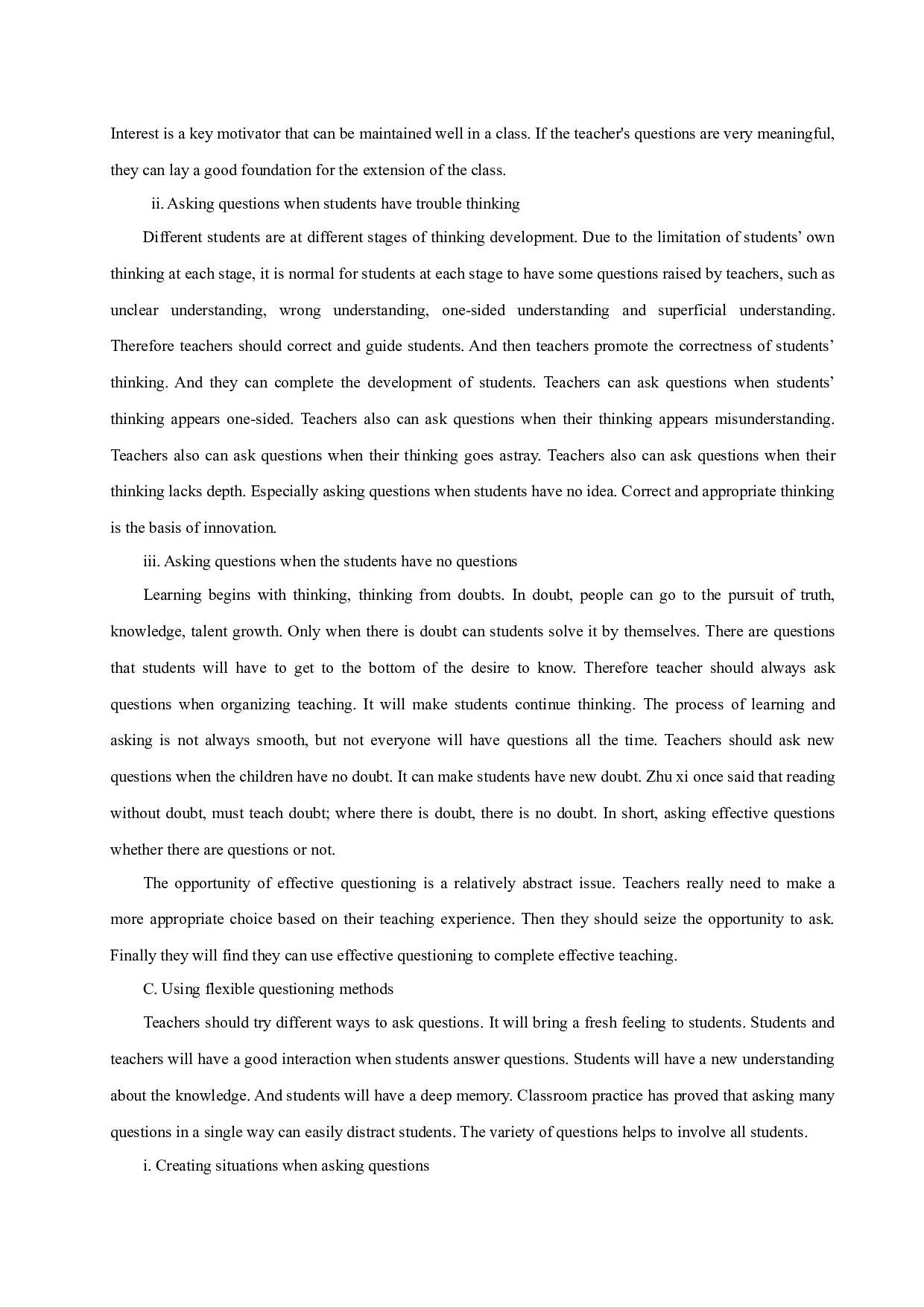 AStudyonQuestioningStrategiesofHighSchoolEnglishTeacher-5098字.docx 第10页