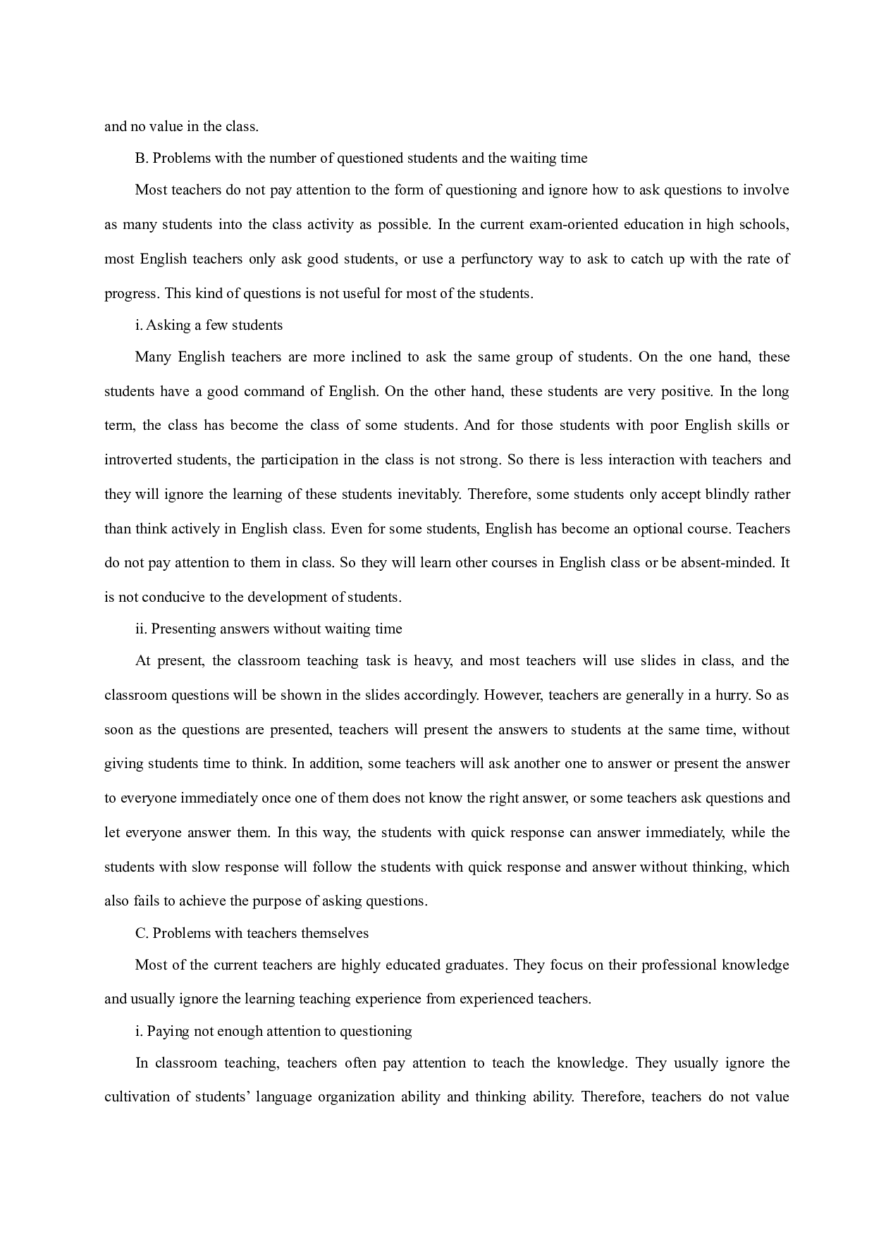 AStudyonQuestioningStrategiesofHighSchoolEnglishTeacher-5098字.docx 第3页