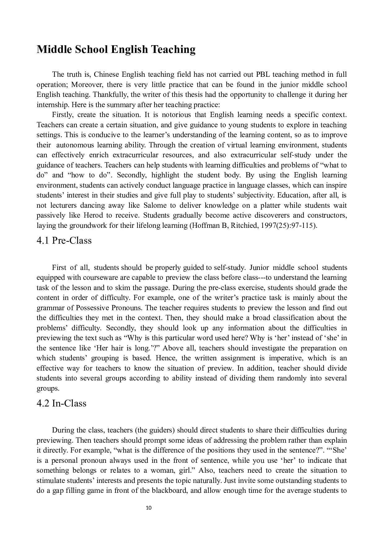 PBL教学法在初中英语教学中的应用分析-5023字.docx 第10页