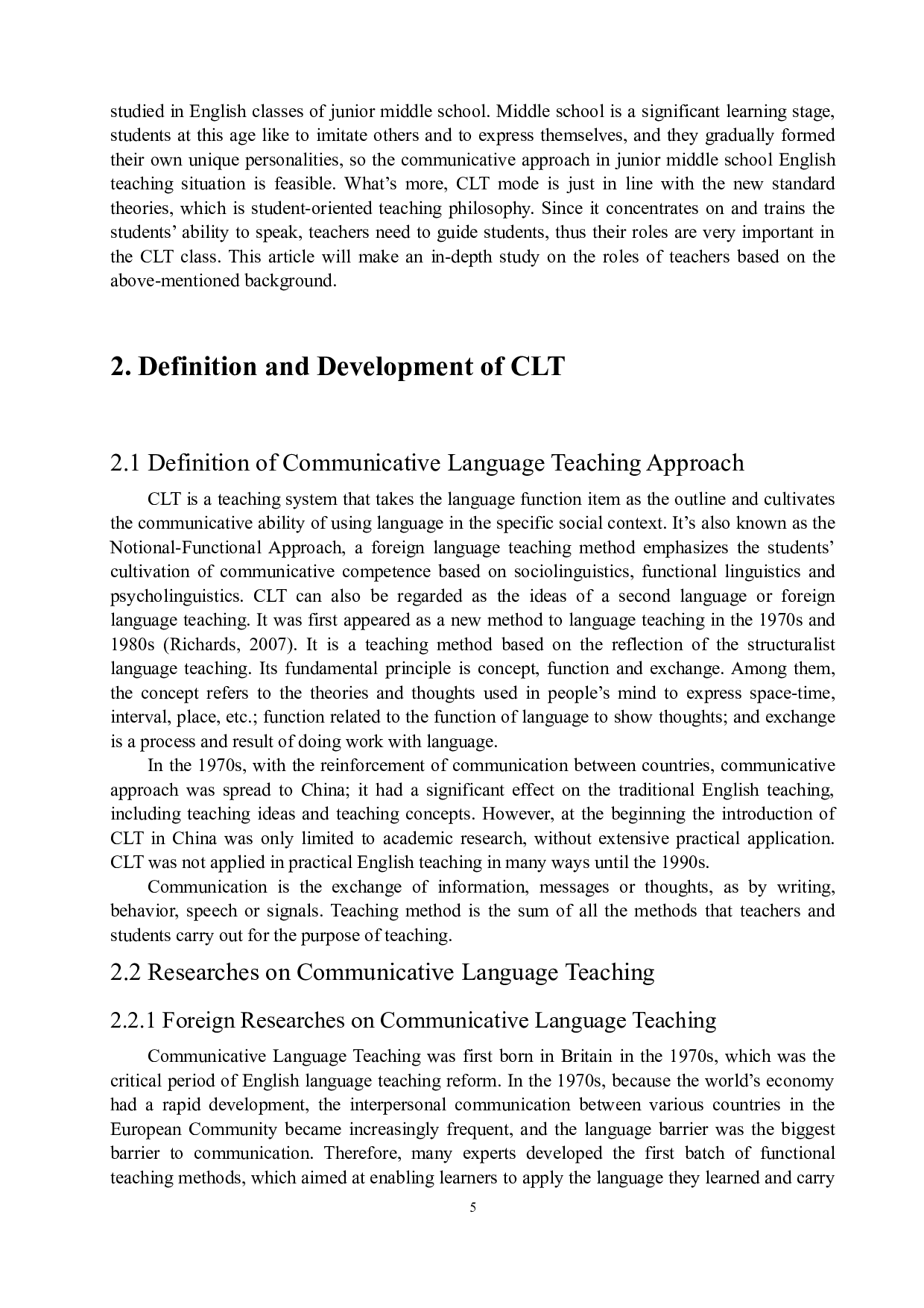 徐晓芳《交际教学法中英语听力课堂教师角色探究》-5610字.docx 第5页