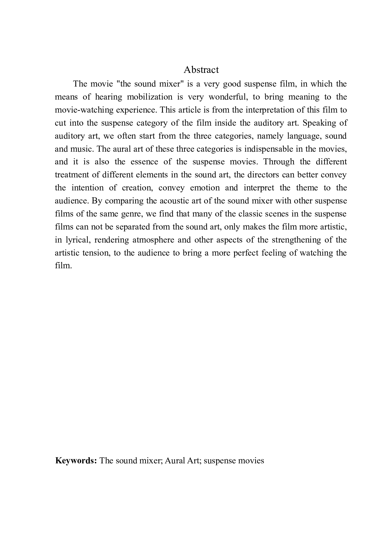 听觉艺术在悬疑电影中的应用&mdash;&mdash;以《调音师》为例-7780字.docx 第3页