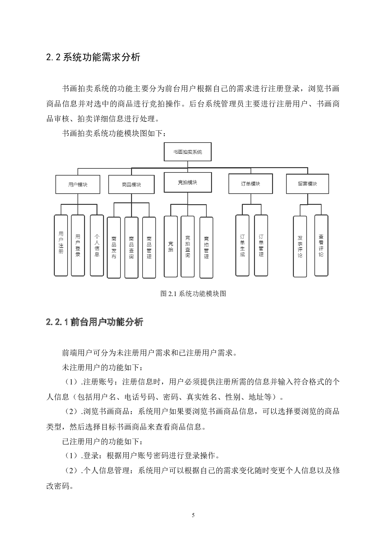 基于SSM的烽火书画拍卖系统的设计与实现-14271字.docx 第8页
