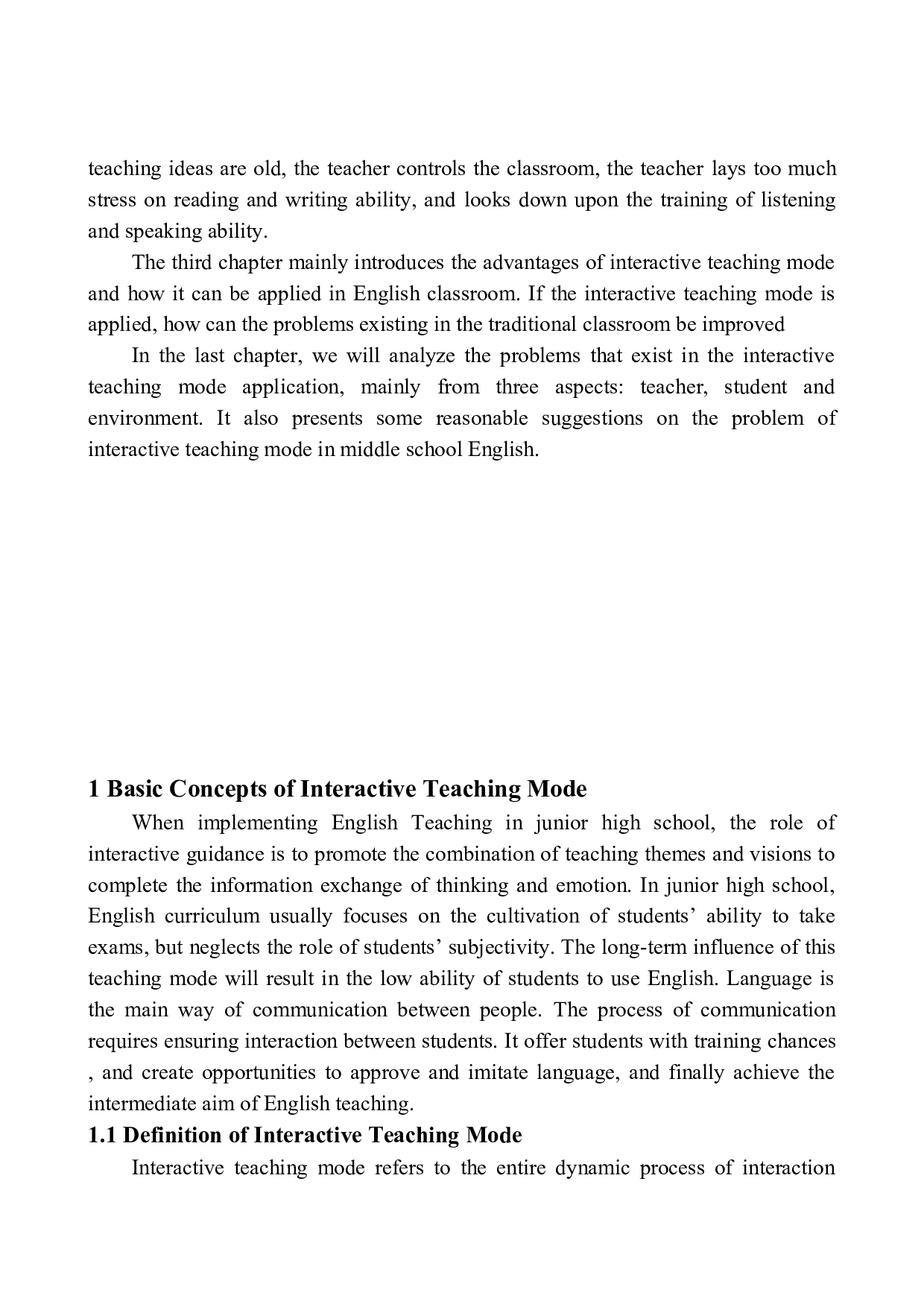 A Study of Interactive Teaching Mode in Junior Middle School English Teaching-9491字.docx 第5页