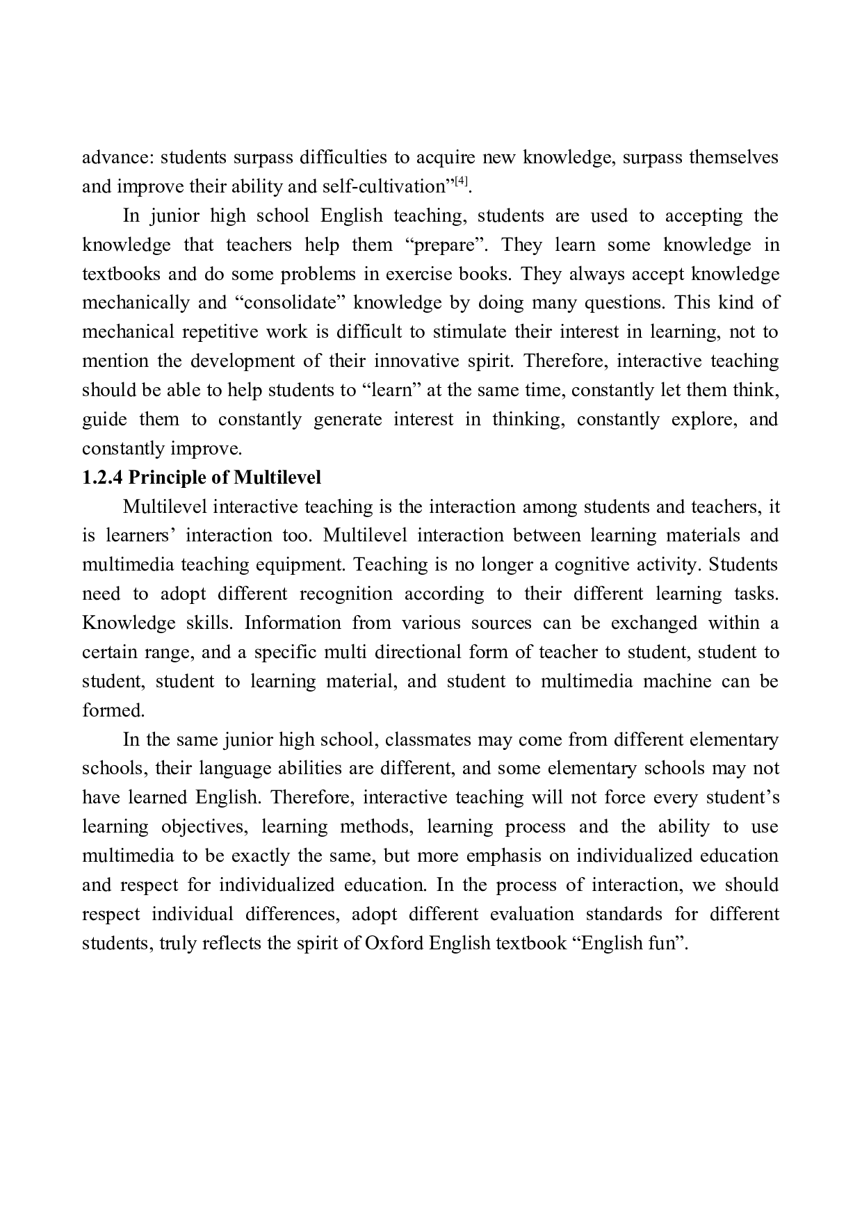A Study of Interactive Teaching Mode in Junior Middle School English Teaching-9491字.docx 第9页