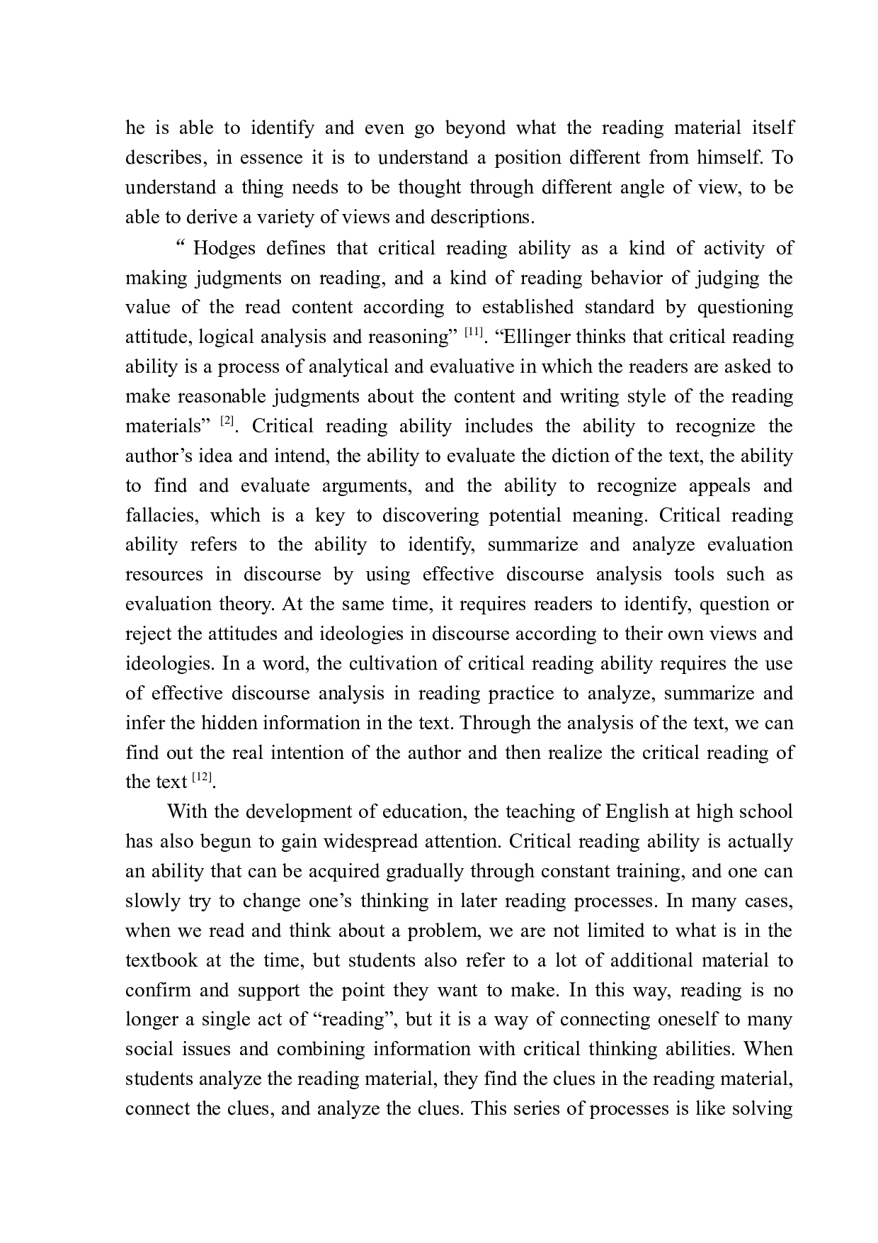 An Analysis of Critical Thinking in Teaching English Reading at High School-10530字.docx 第10页