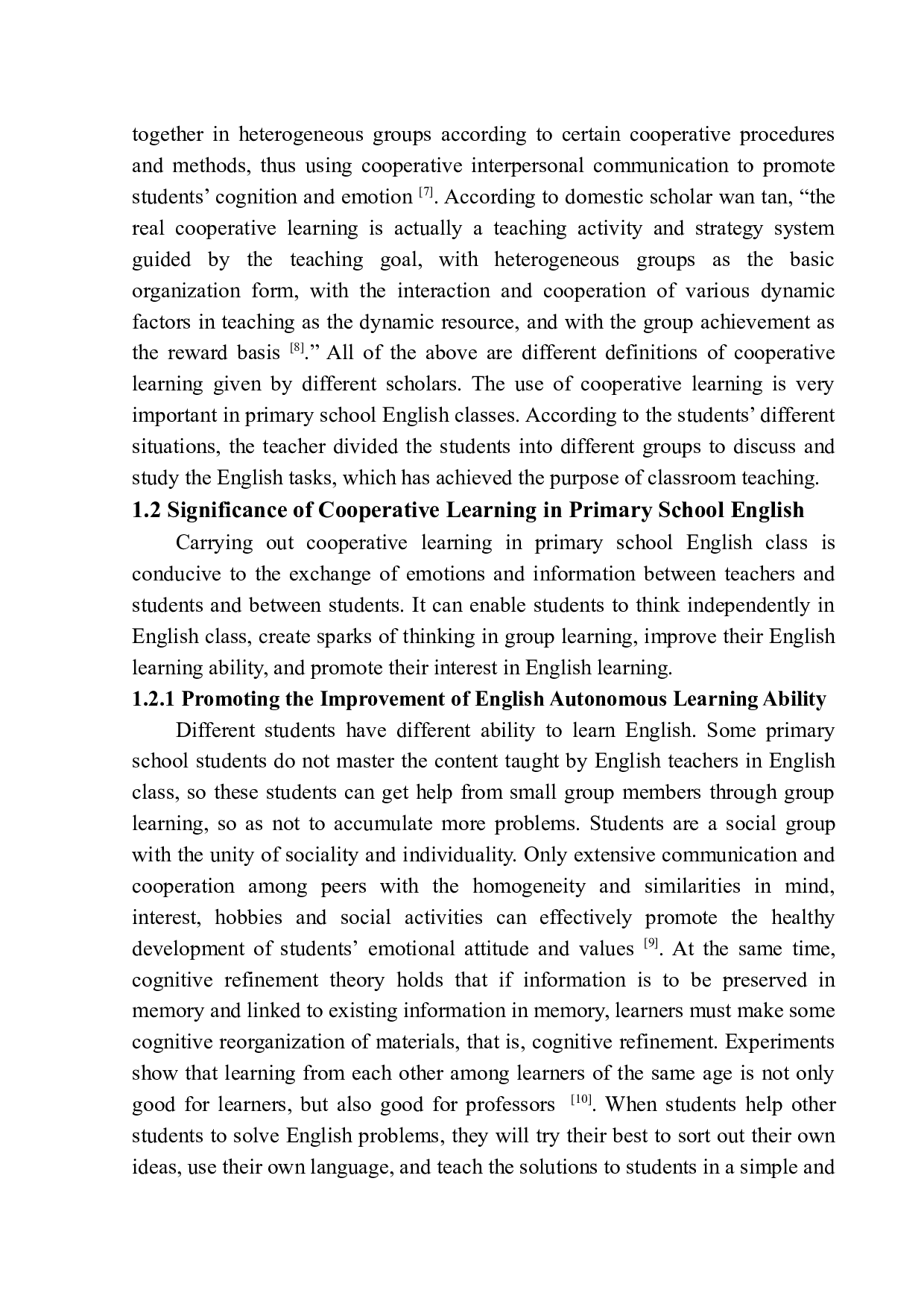 Analysis on Application of Cooperative Learning Model in Primary School English Class doc-9753字.docx 第7页
