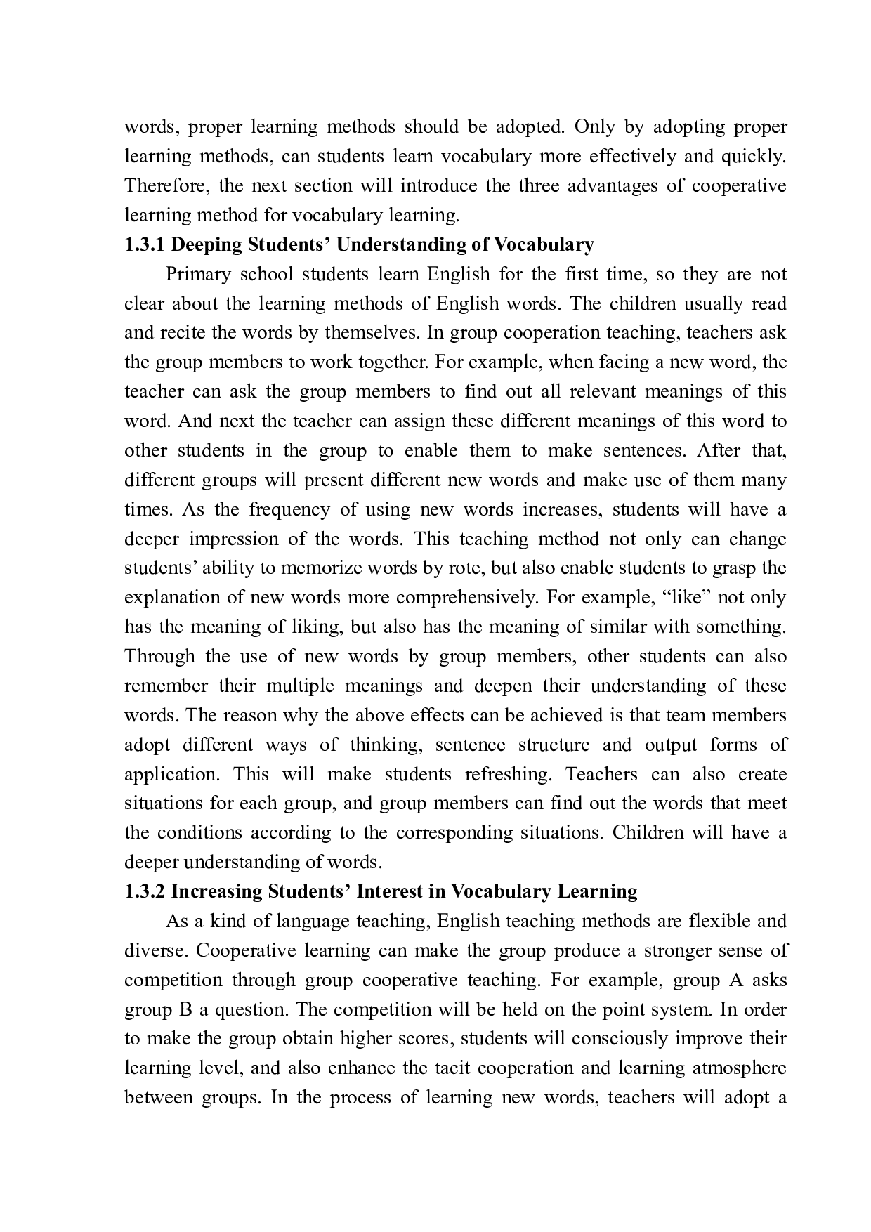 Application of Cooperative Learning in Primary School English Vocabulary Teaching-11196字.docx 第10页