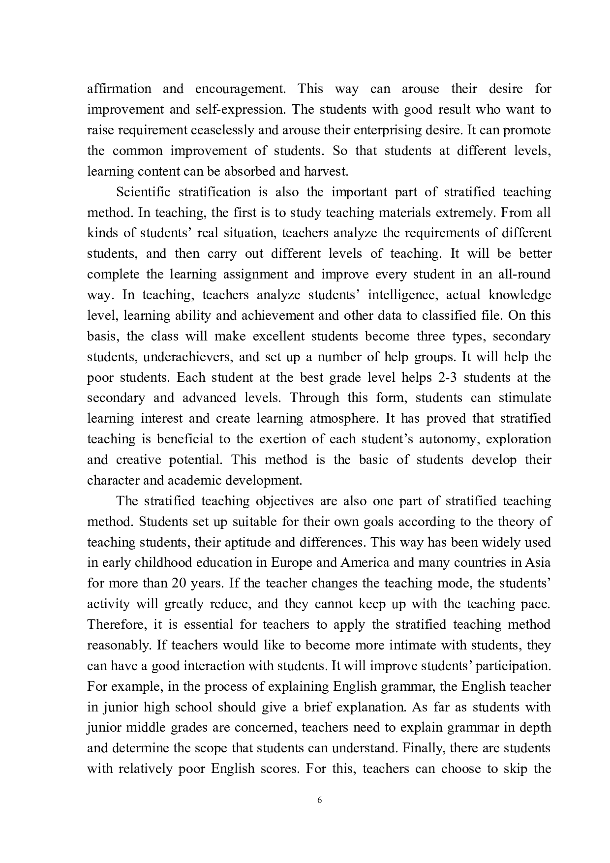 Application of Stratified Teaching Method in English Reading Teaching in Junior Middle Schoool-10448字.docx 第9页