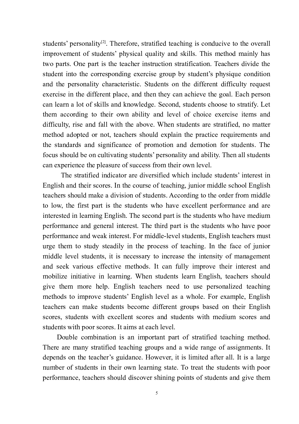 Application of Stratified Teaching Method in English Reading Teaching in Junior Middle Schoool-10448字.docx 第8页