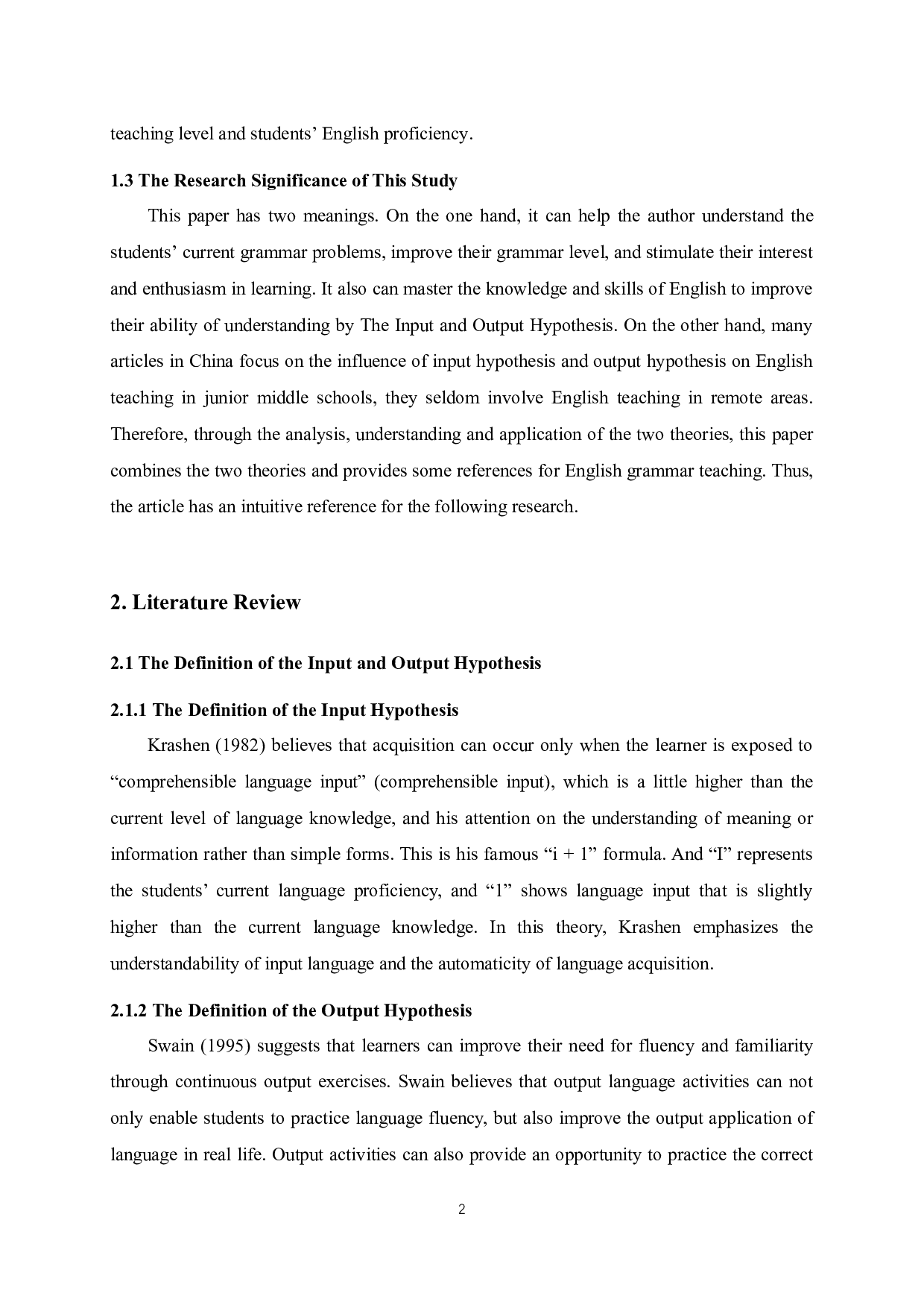 ApplicationofInputandOutputHypothesistoEnglishGrammarTeachinginJuniorMiddleSchool-9362字.docx 第7页