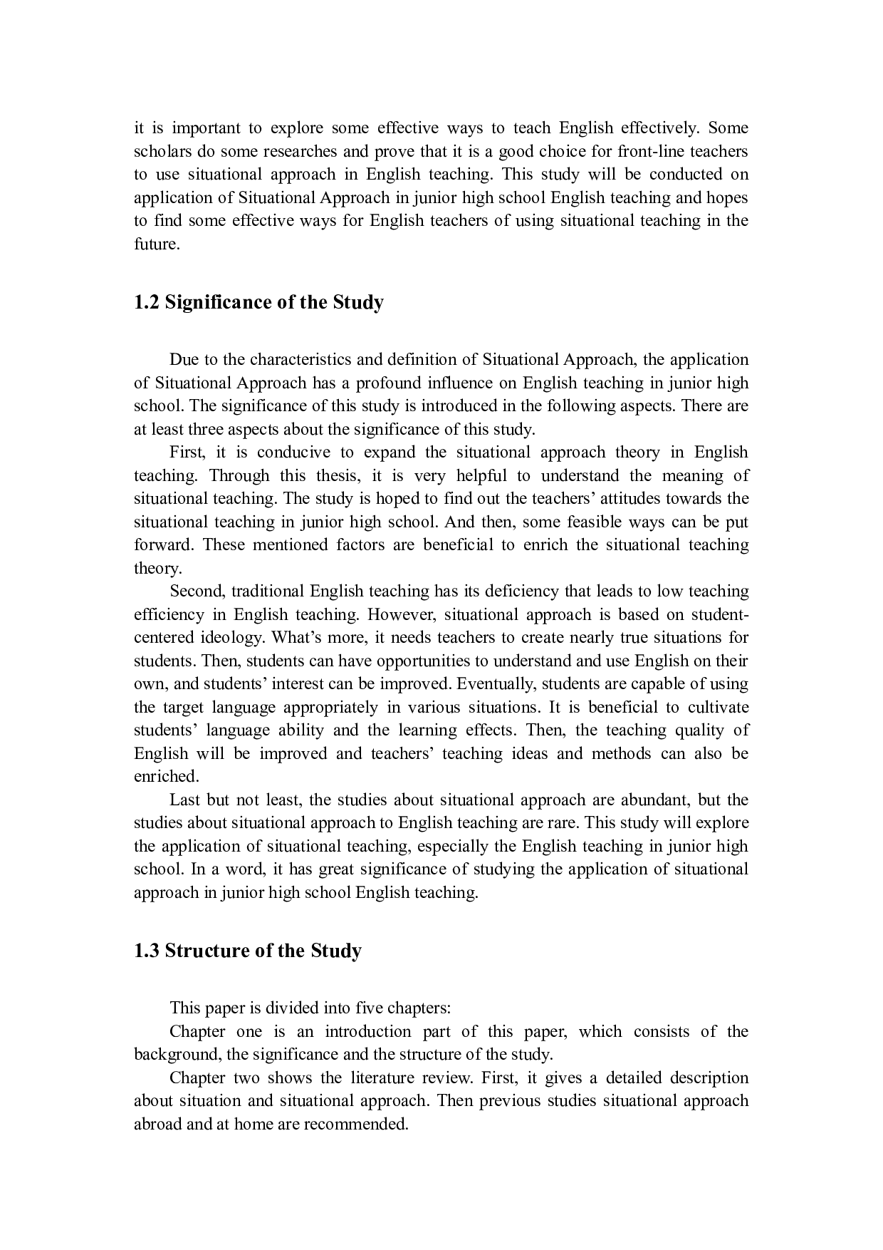 ApplicationofSituationalApproachinJuniorHighSchoolEnglishTeaching-4728字.docx 第2页
