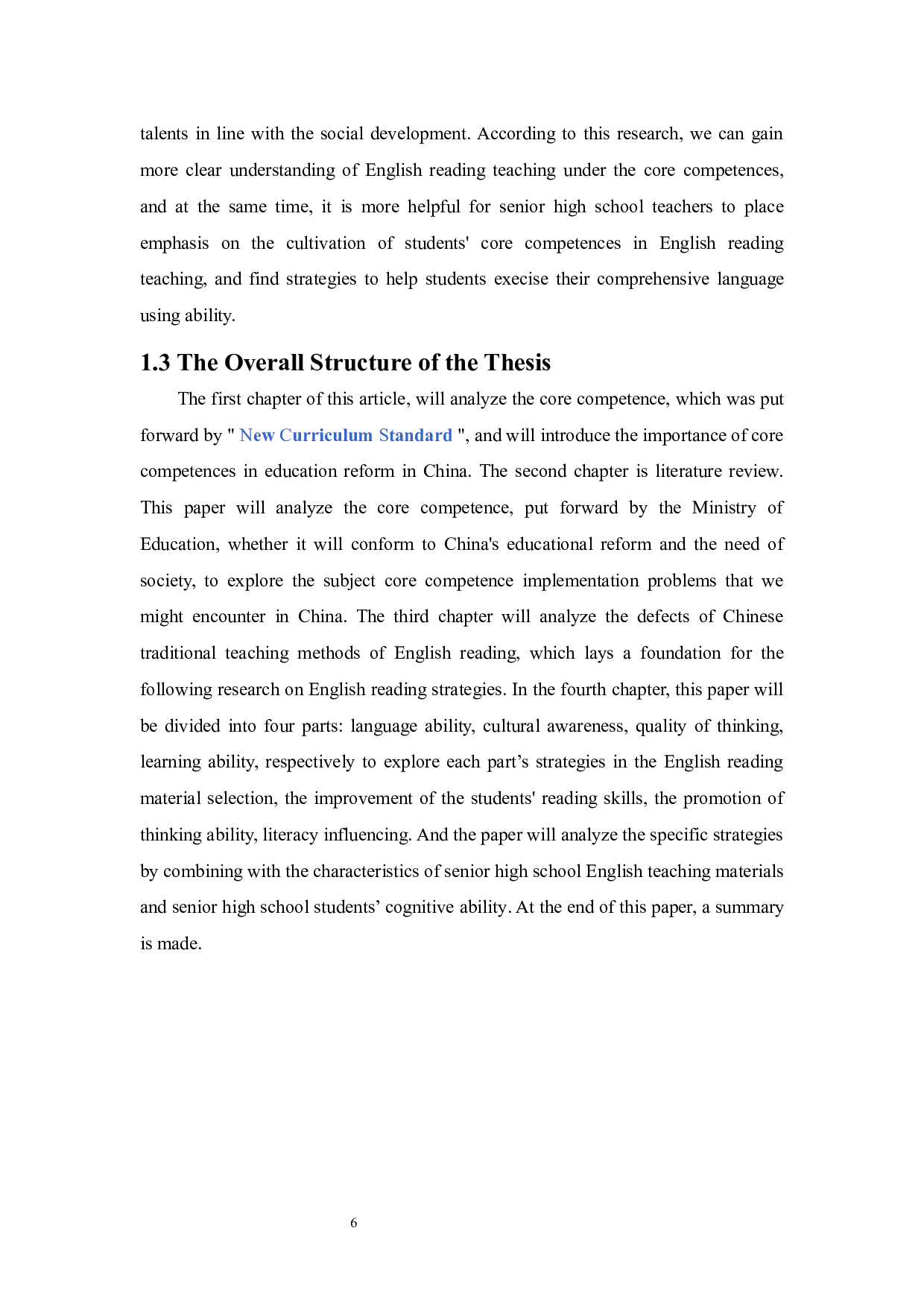 AStudyofSeniorHighSchoolStudentsEnglishReadingTeachingStrategiesBasedontheConceptofC-6012字.docx 第6页