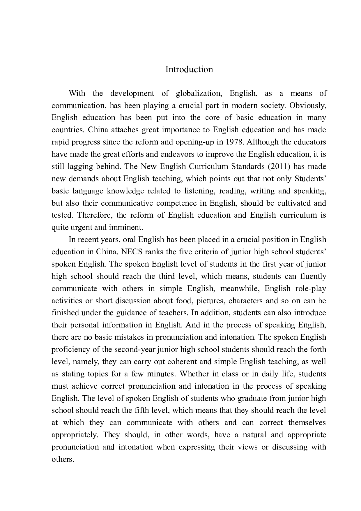 Disadvantages and Countermeasures of Oral English Teaching in Junior High School-10566字.docx 第4页