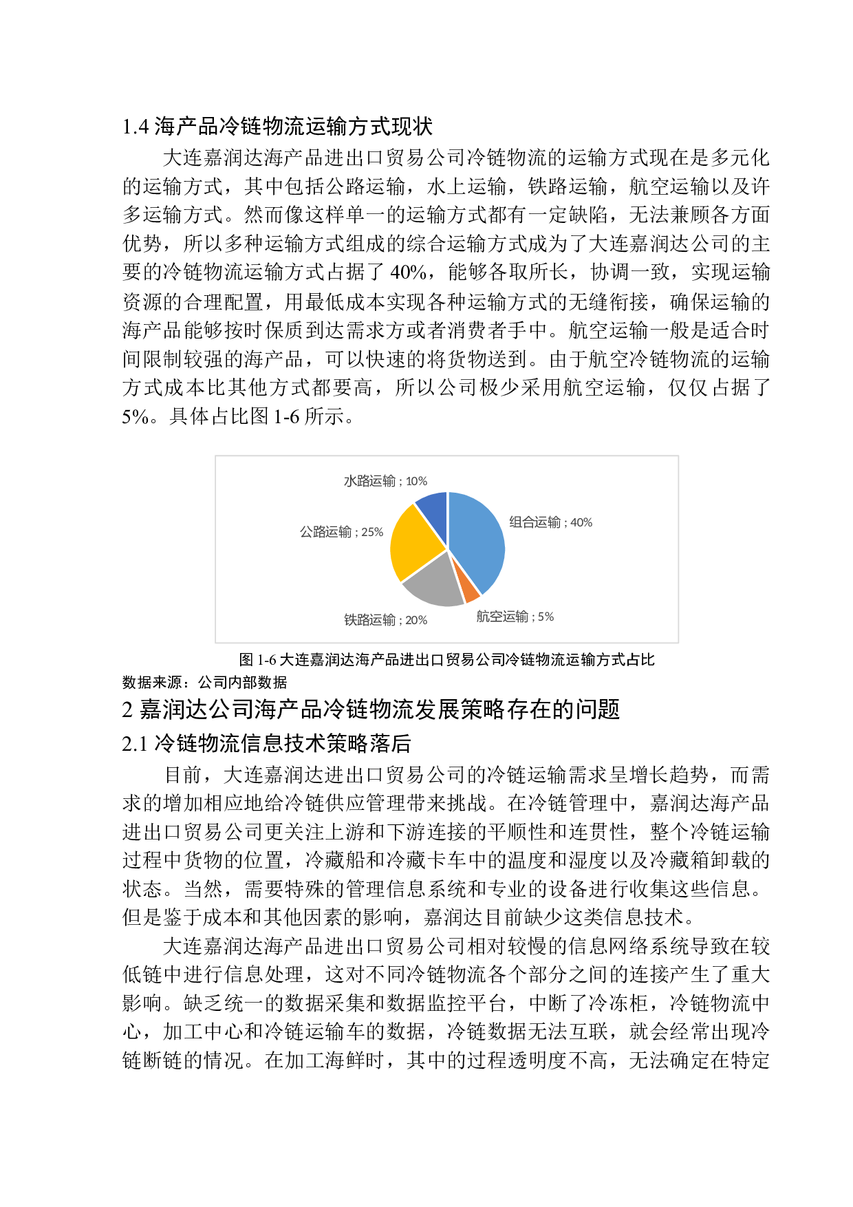 嘉润达公司海产品冷链物流发展的策略研究-11184字.docx 第9页