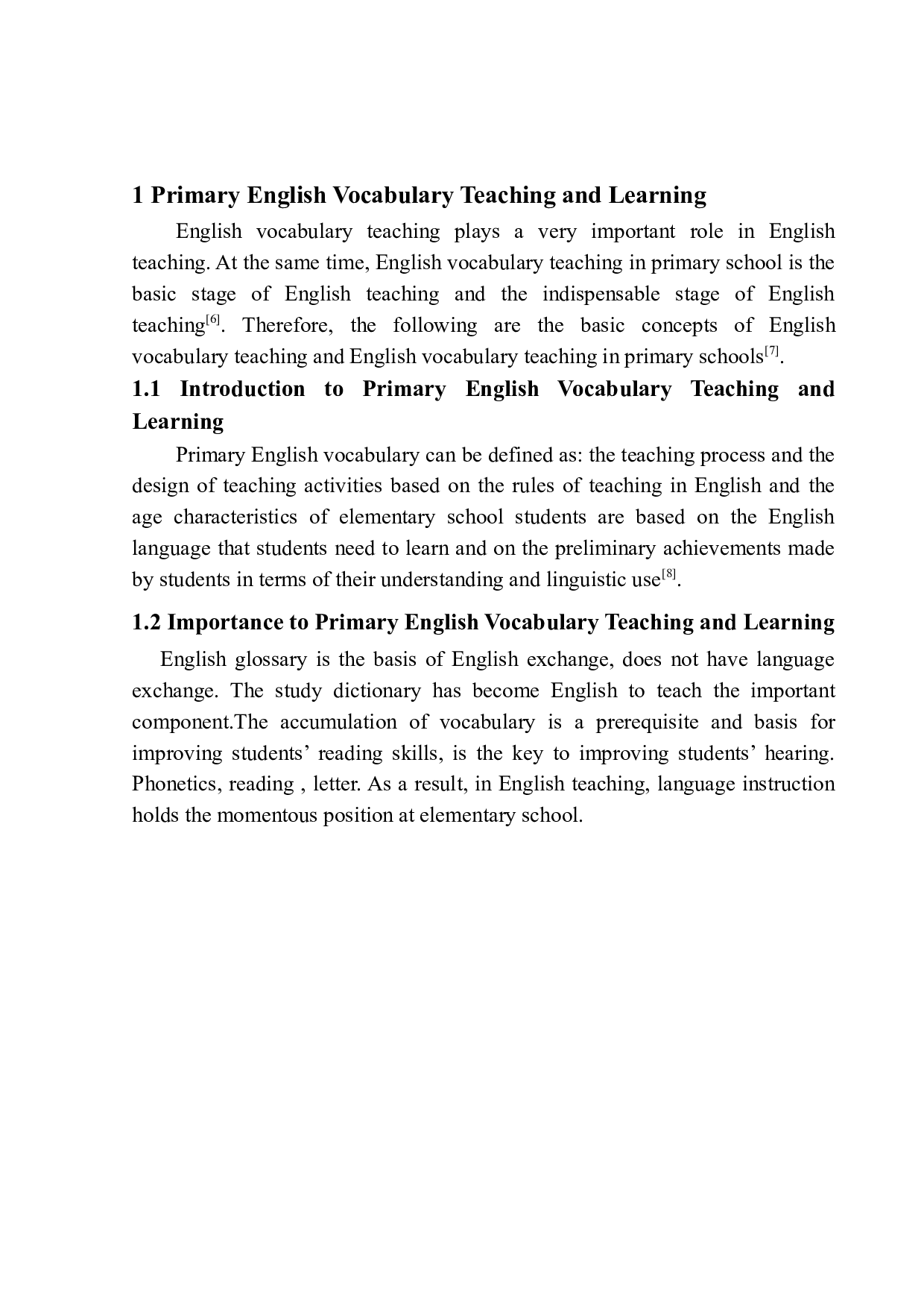 On Teaching and Learning of English Vocabulary in Primary School-4853字.docx 第6页