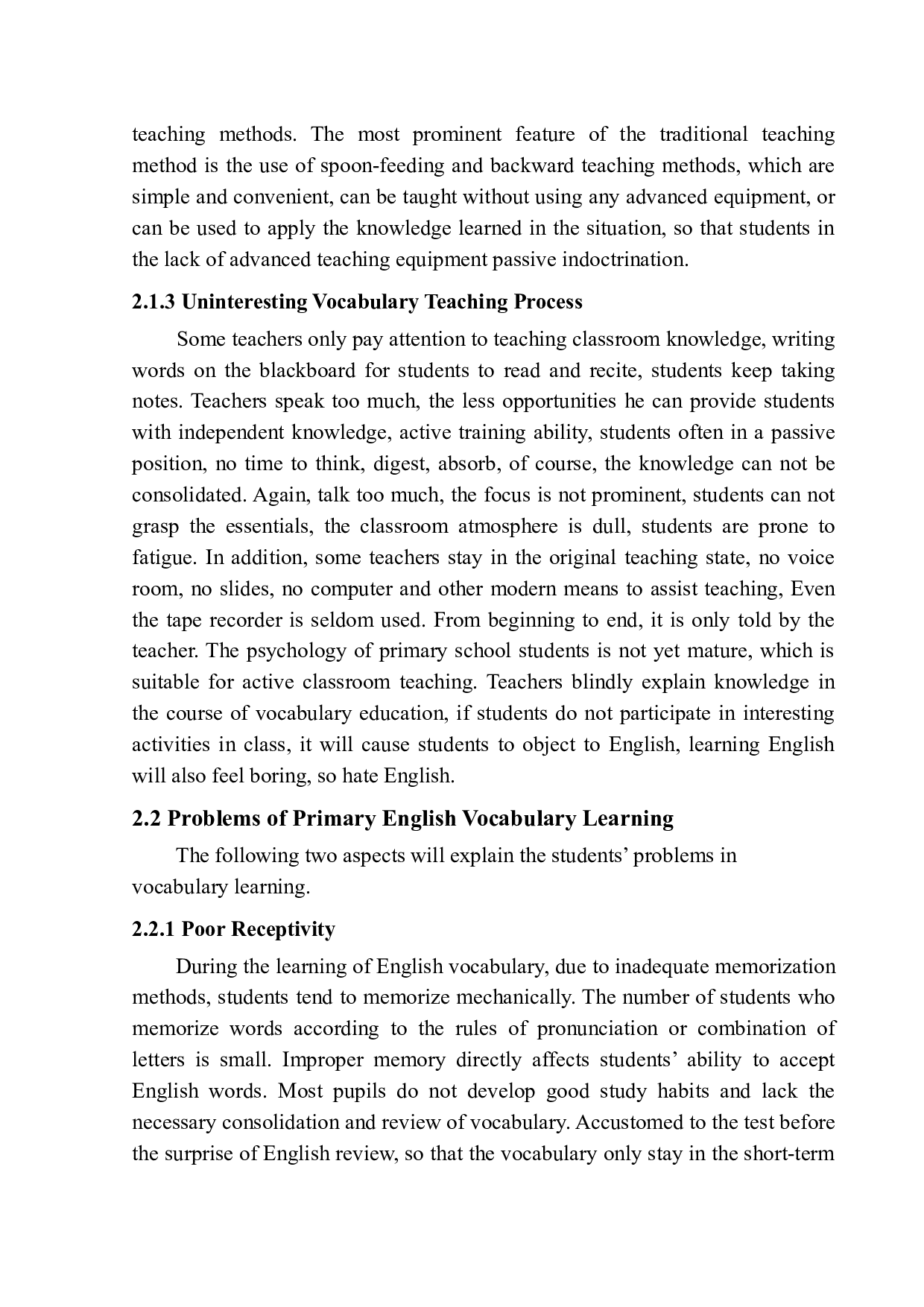 On Teaching and Learning of English Vocabulary in Primary School-4853字.docx 第8页