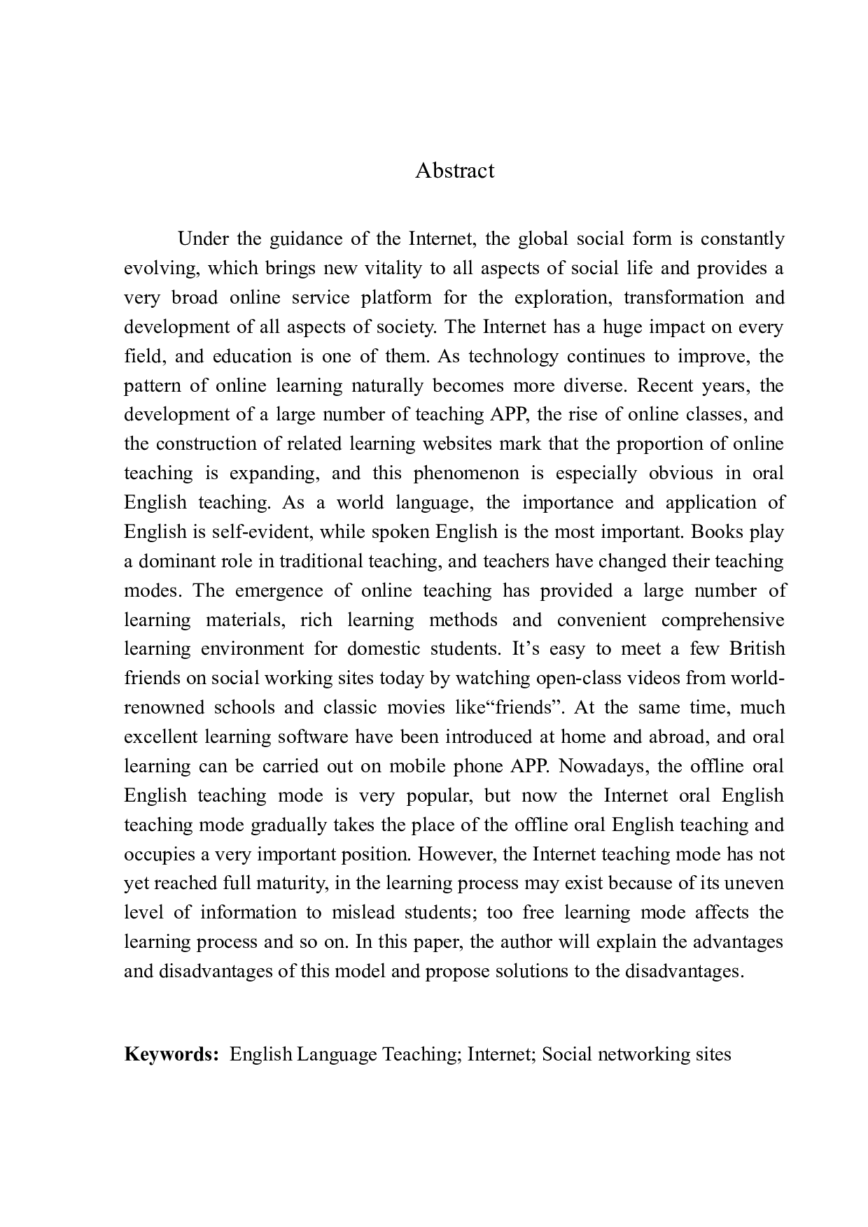 On the Application of Internet in Oral English Teaching-10410字.docx 第2页