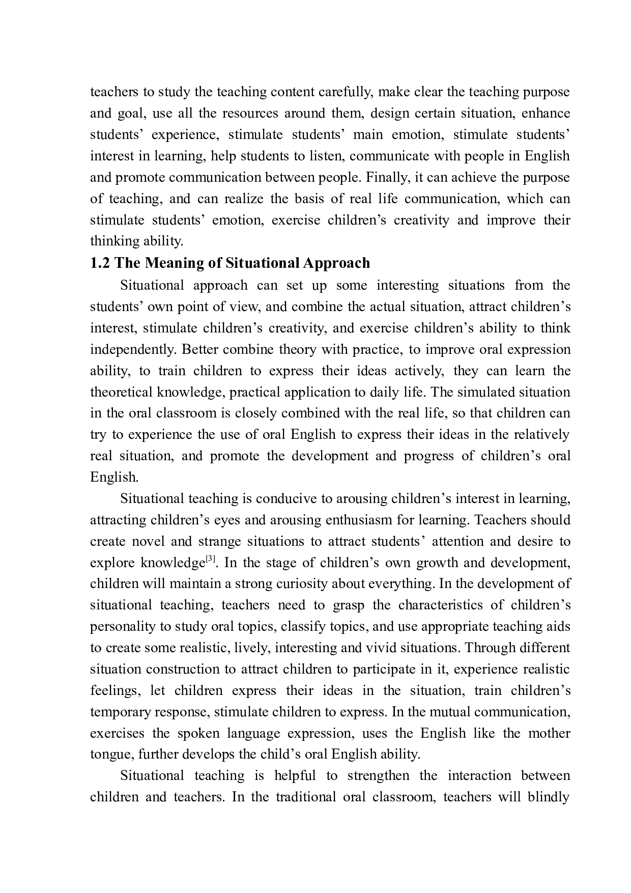 On the Application of Situational Approach in Children&rsquo;s Oral English Classroom Teaching-12264字.docx 第10页