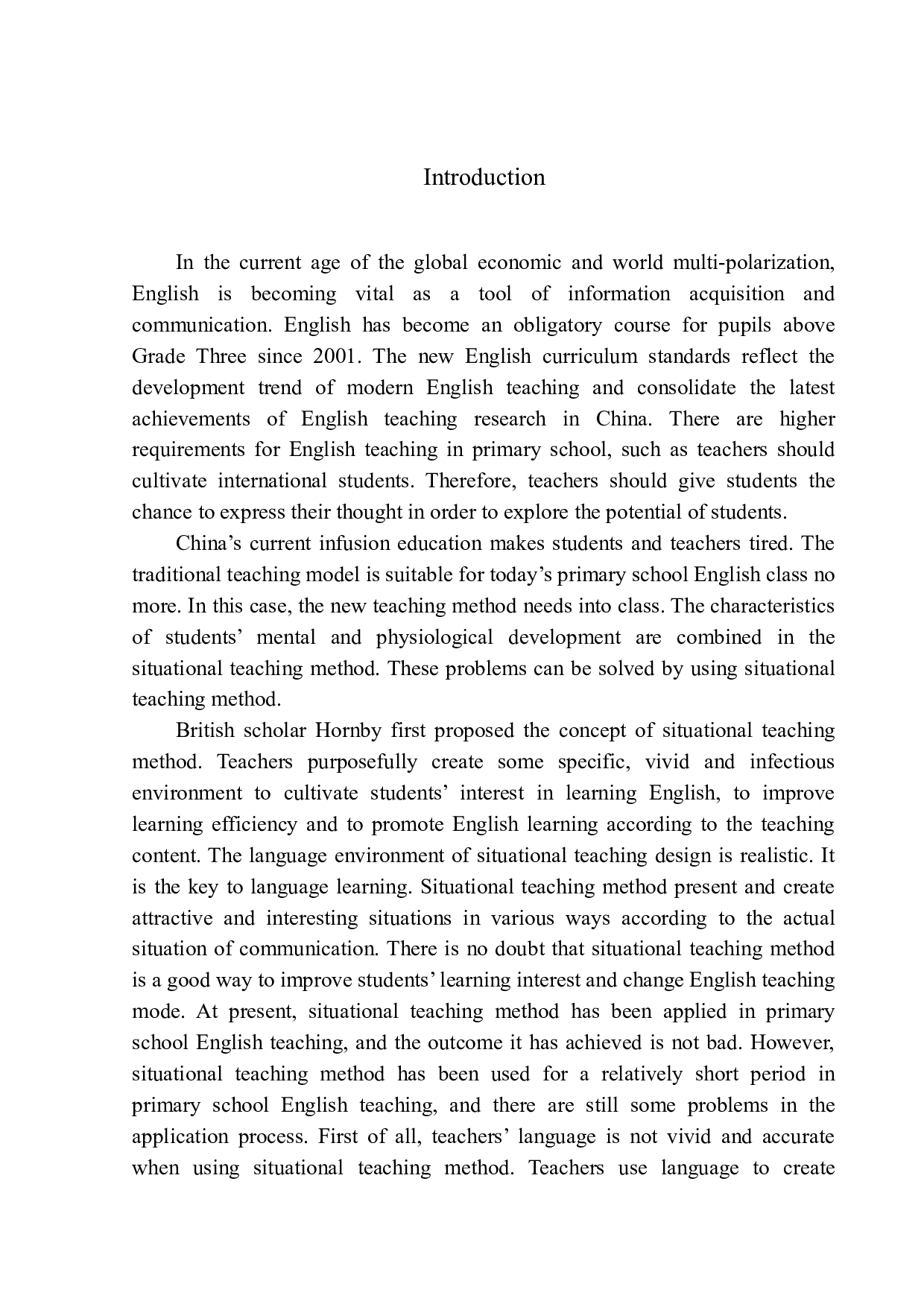 On the Application Strategy of Situational Teaching in Primary School English Teaching-10803字.docx 第4页