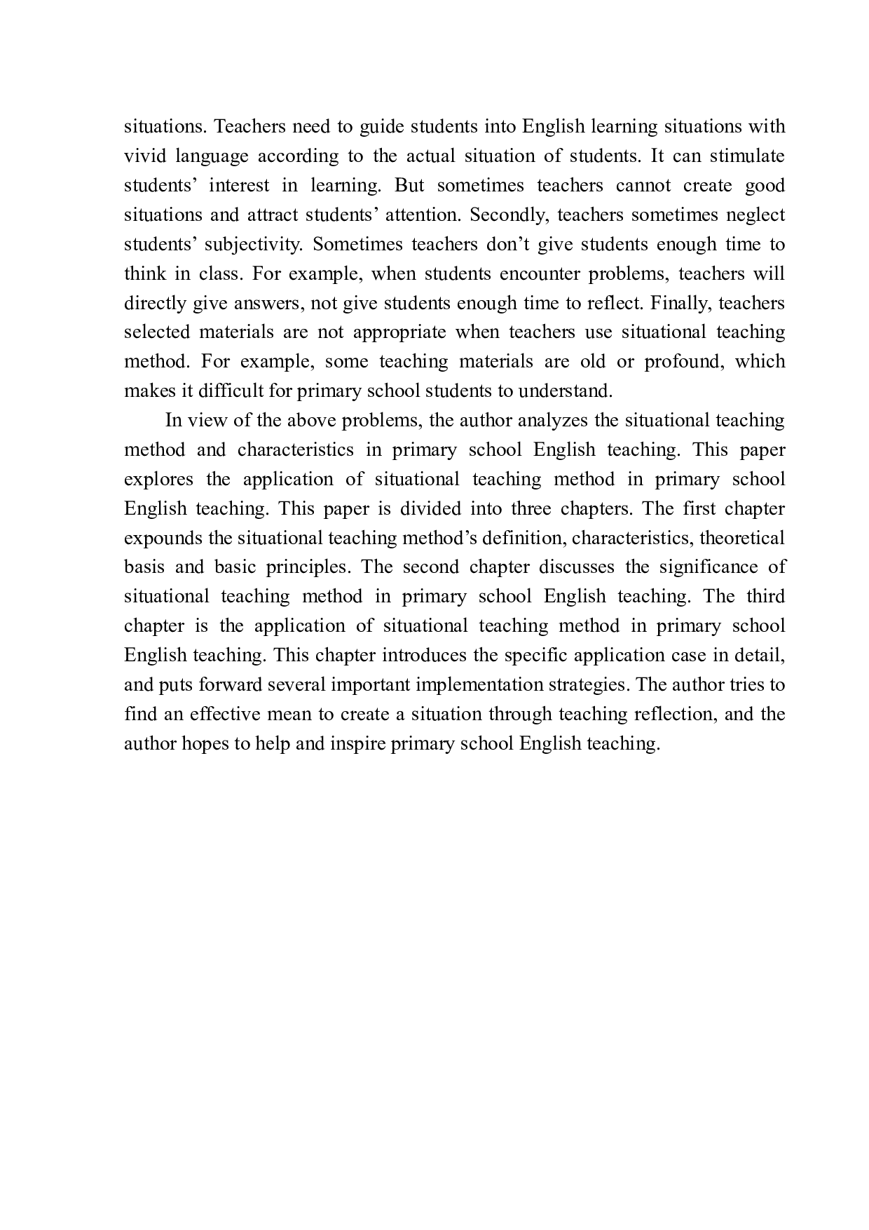 On the Application Strategy of Situational Teaching in Primary School English Teaching-10803字.docx 第5页