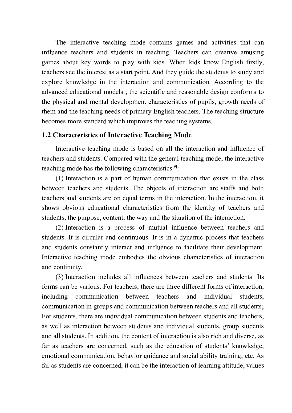 On the Interactive Teaching Mode in Primary School English Class-9167字.docx 第7页