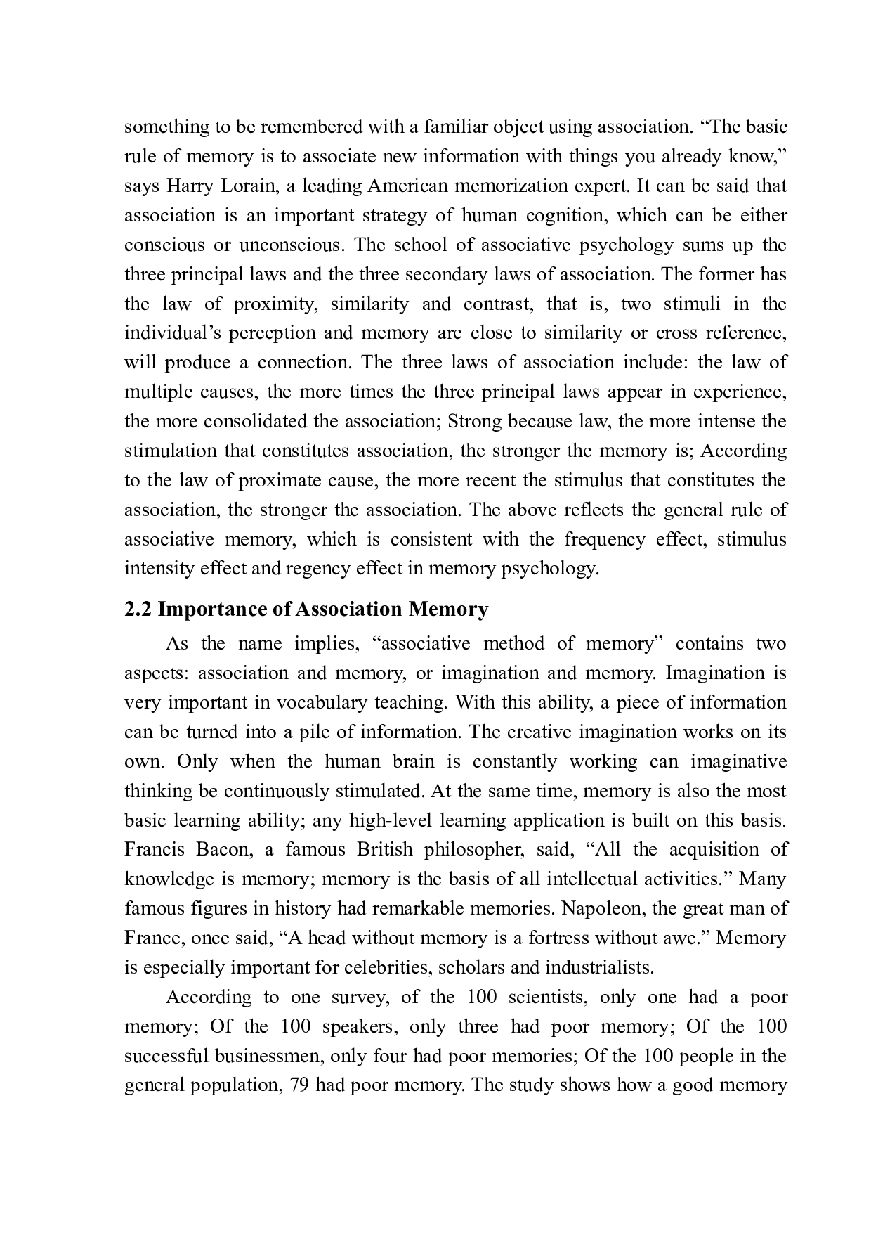 The Application of Associative Memory in English Vocabulary Teaching of Primary School-10683字.docx 第10页