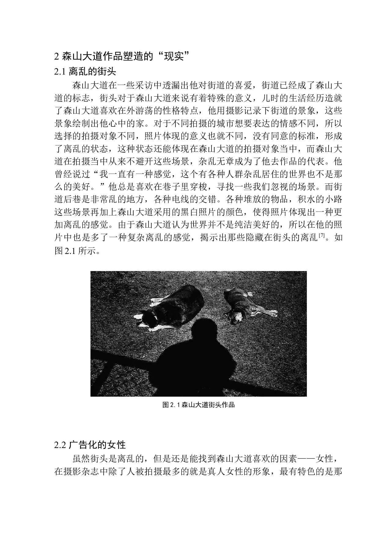 以森山大道为例探析纪实摄影的艺术表现-8753字.docx 第8页