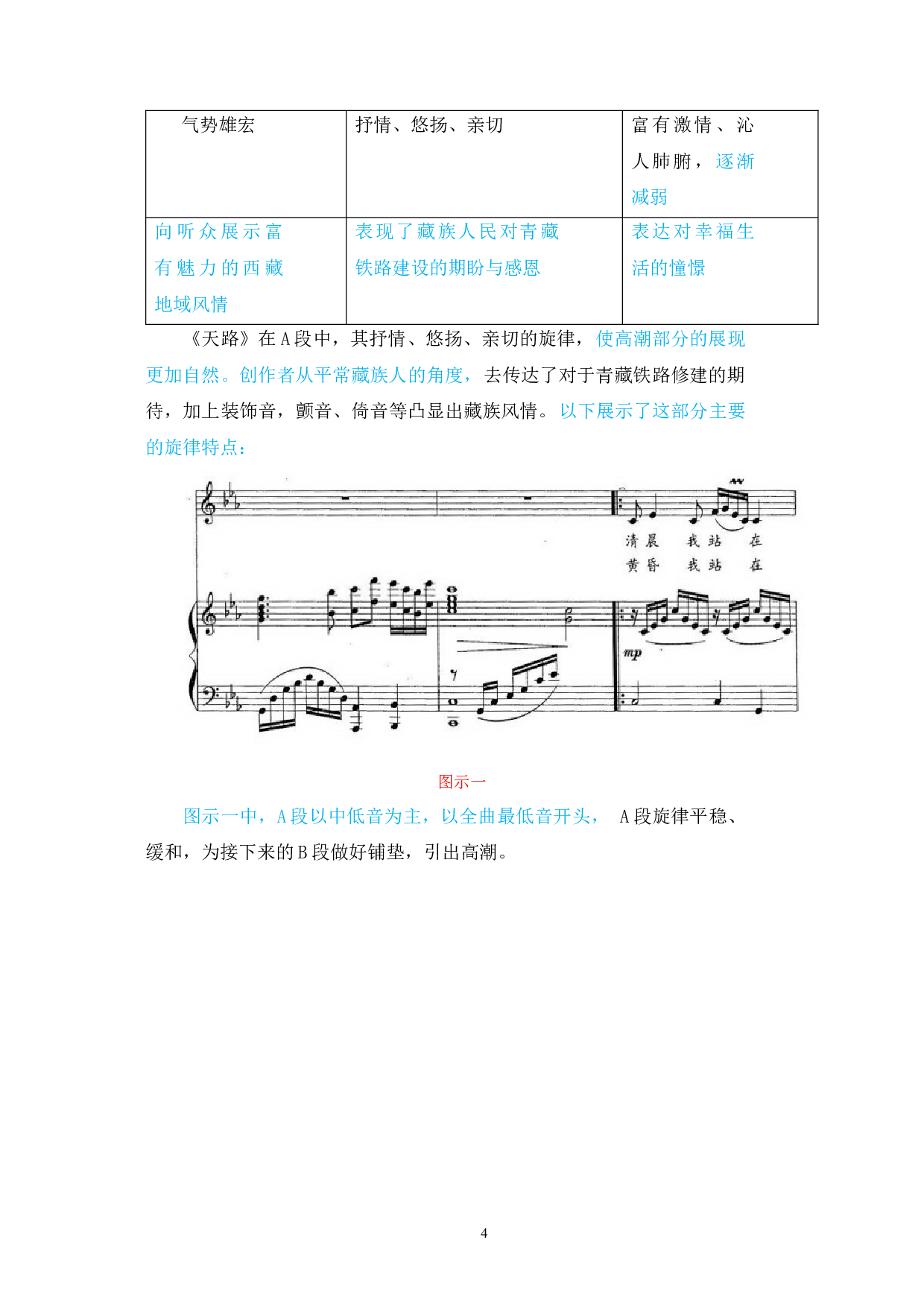 歌曲《天路》藏族风格的特点和演唱分析-6314字.docx 第4页