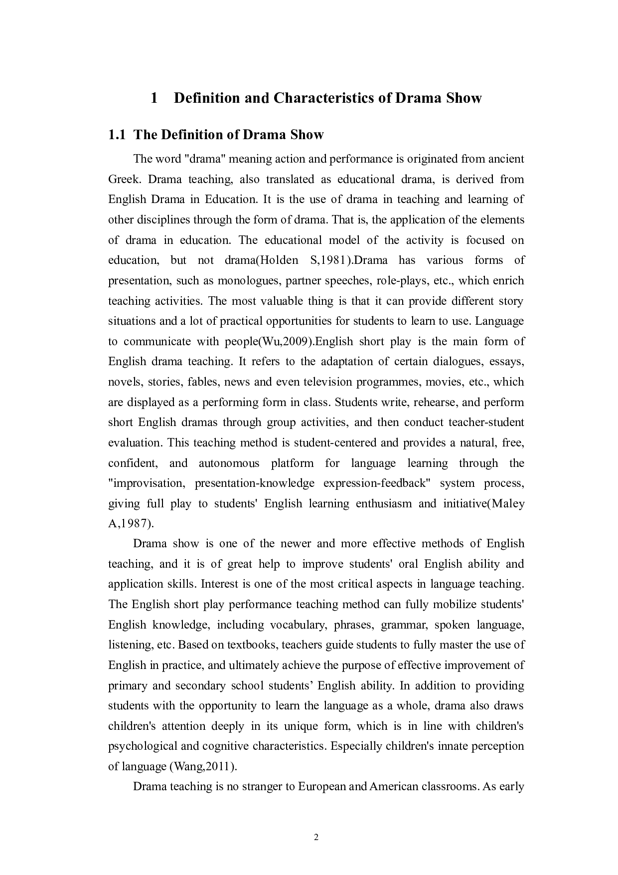 The Application of Drama Show in the English Teaching of Primary and Secondary School-5709字.docx 第6页