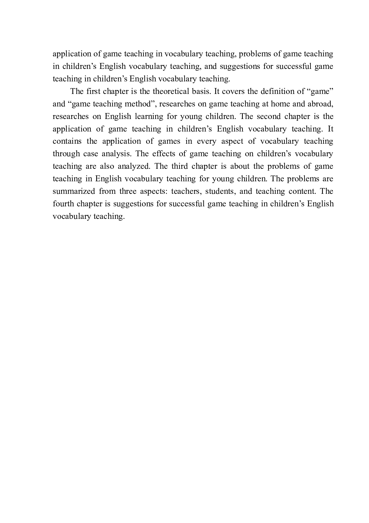 _Application of Game Teaching Method in Children&rsquo;s English Vocabulary Teaching-11239字.docx 第5页
