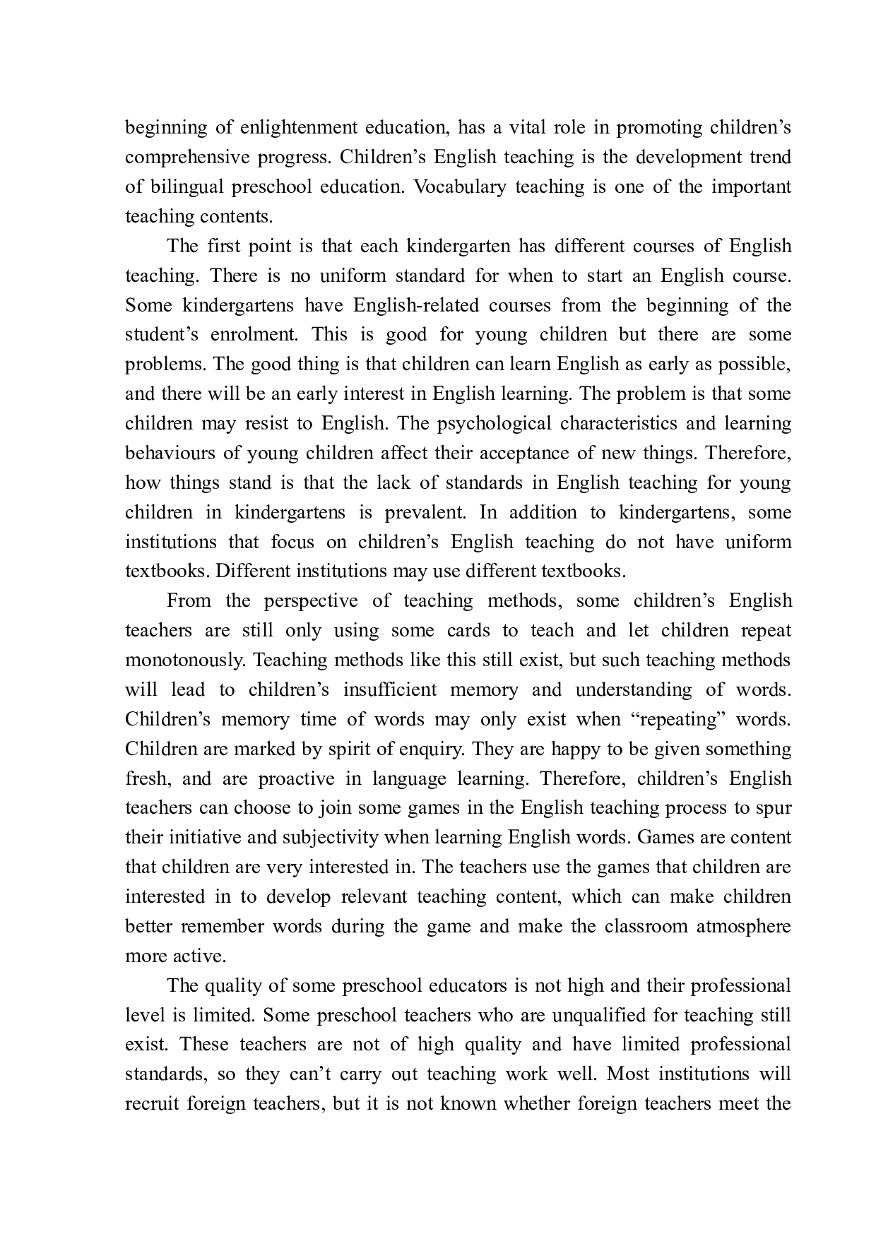 _Application of Game Teaching Method in Children&rsquo;s English Vocabulary Teaching-11239字.docx 第10页