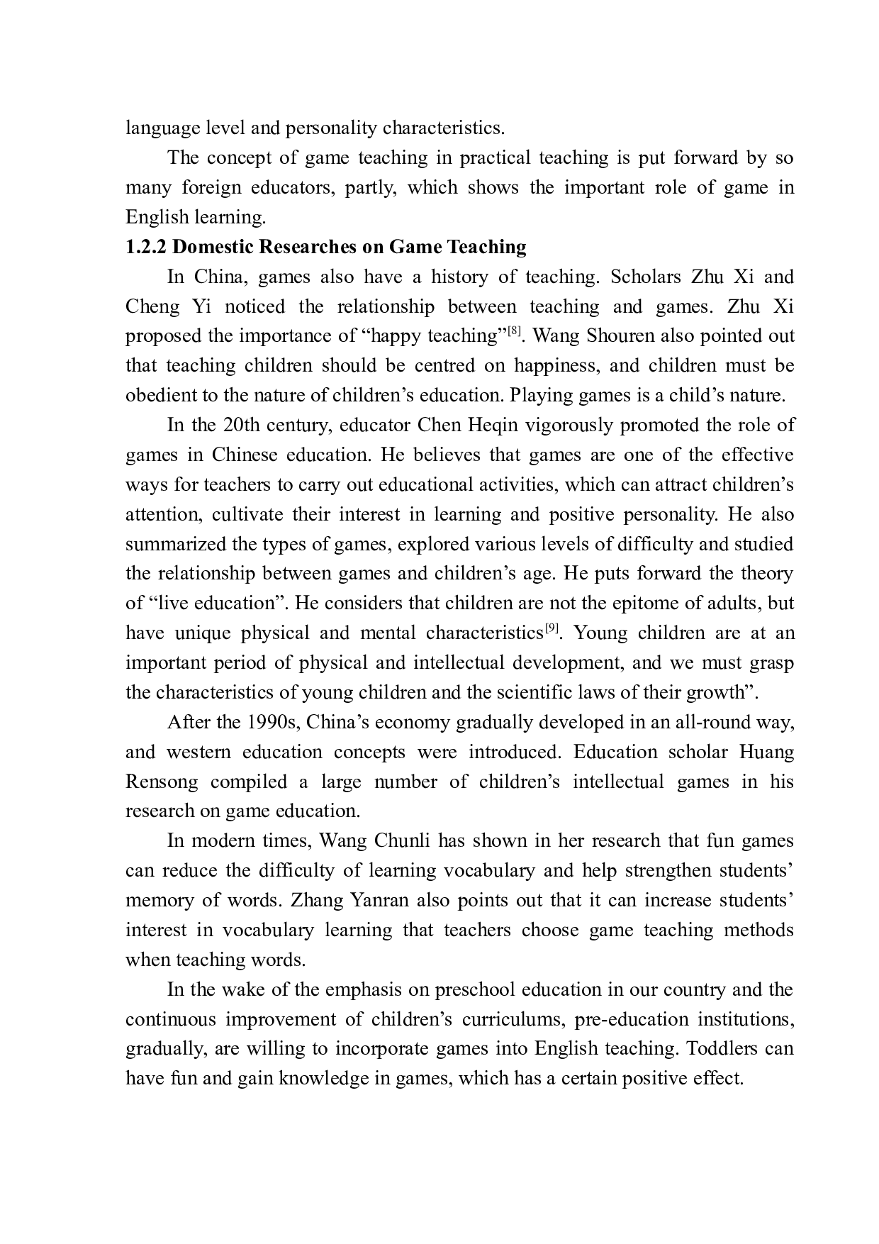 _Application of Game Teaching Method in Children&rsquo;s English Vocabulary Teaching-11239字.docx 第8页
