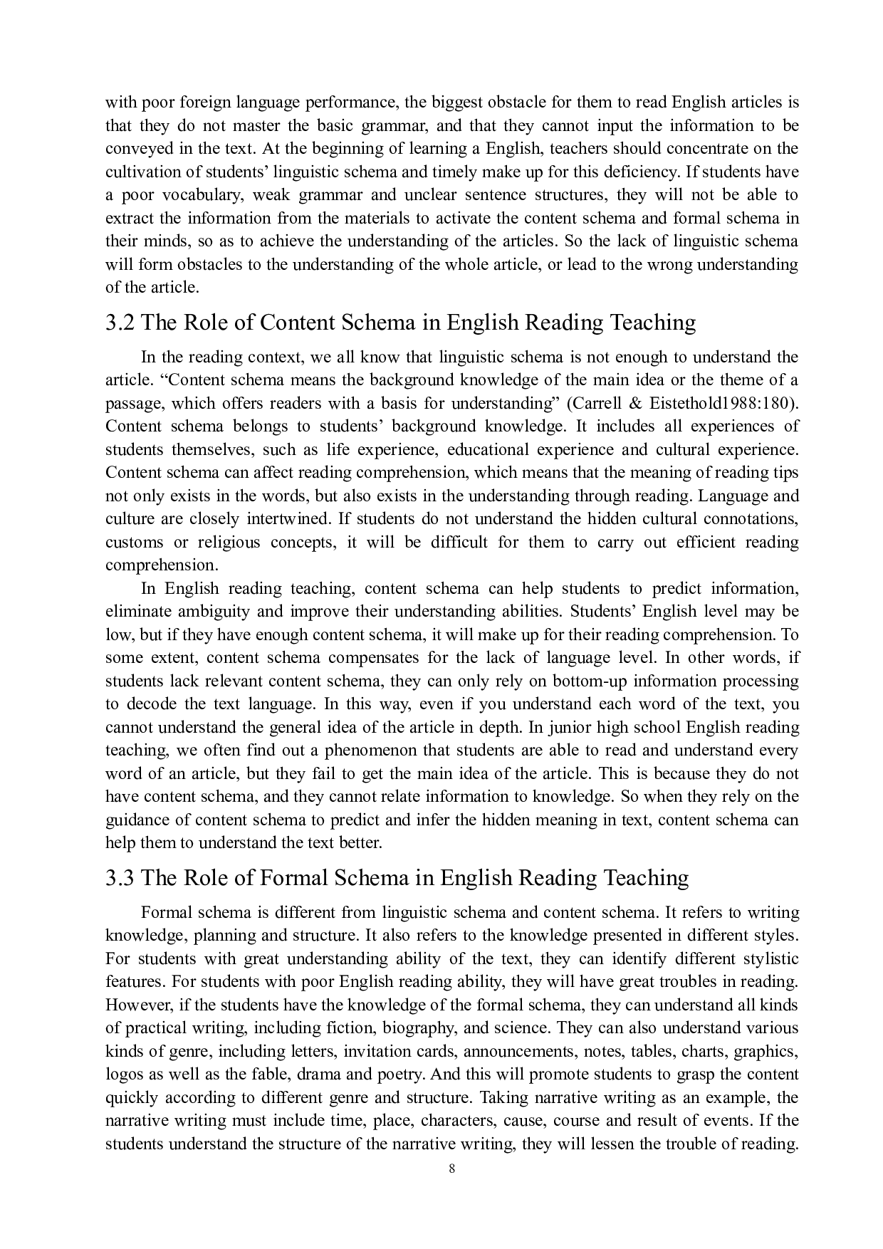 图式理论在初中英语阅读教学中的应用-6965字.docx 第9页