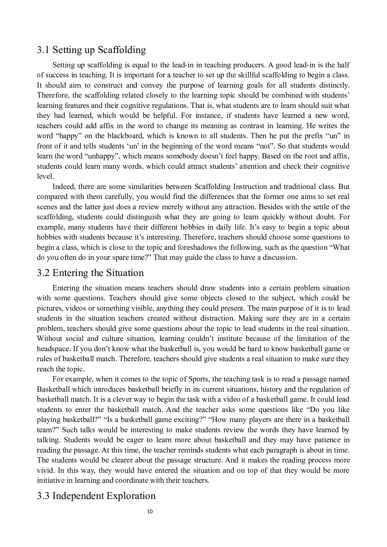 基于建构主义的支架式教学在初中英语词汇课堂中应用-6331字.docx 第10页