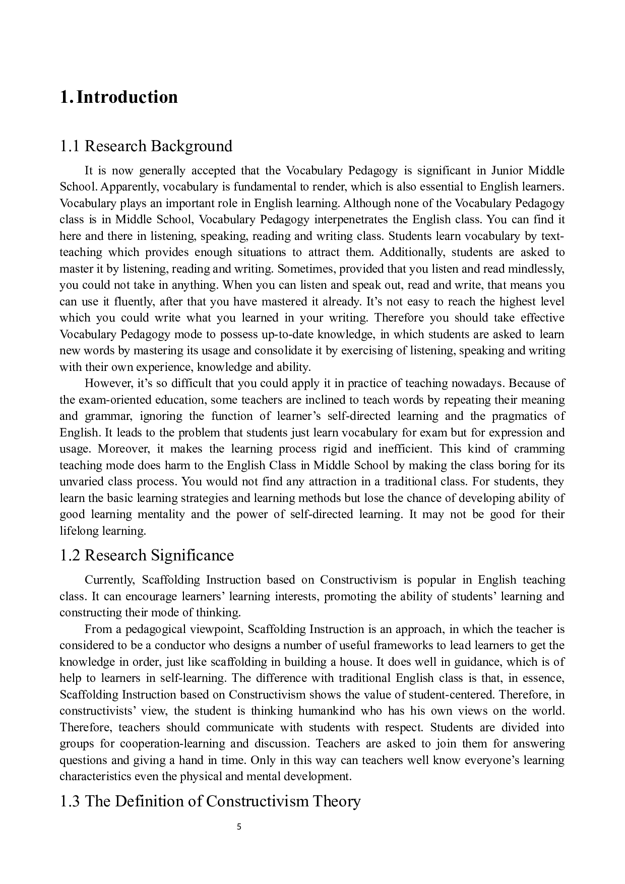 基于建构主义的支架式教学在初中英语词汇课堂中应用-6331字.docx 第5页