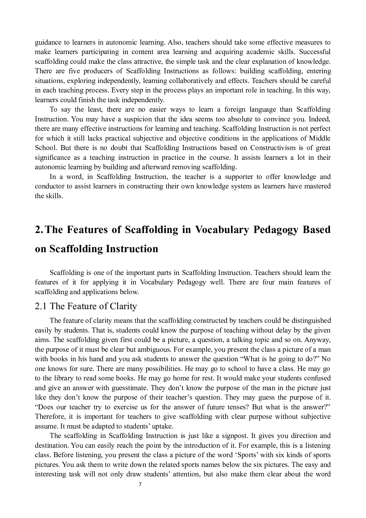 基于建构主义的支架式教学在初中英语词汇课堂中应用-6331字.docx 第7页