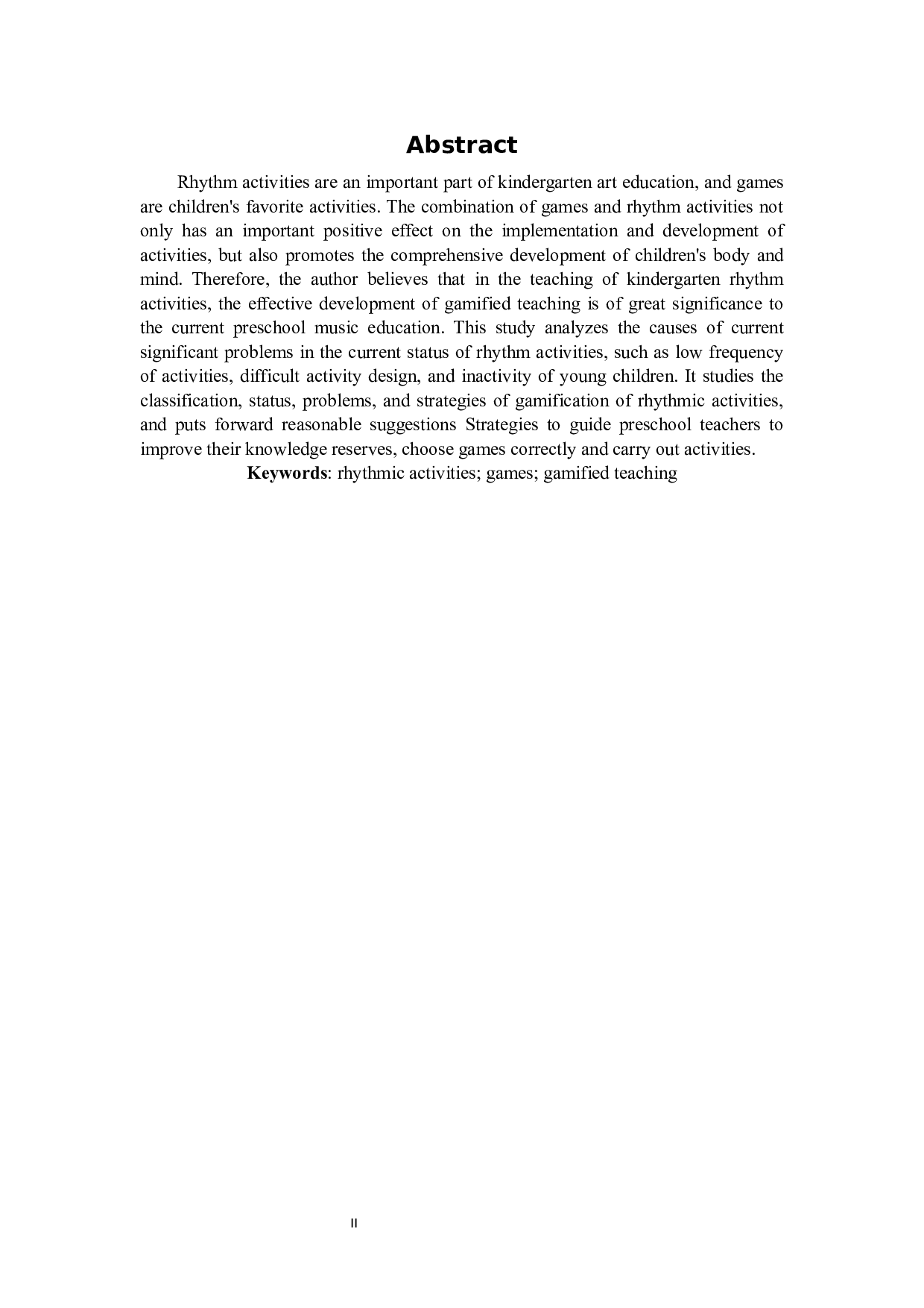 幼儿园韵律活动游戏化的应用研究-12298字.docx 第2页