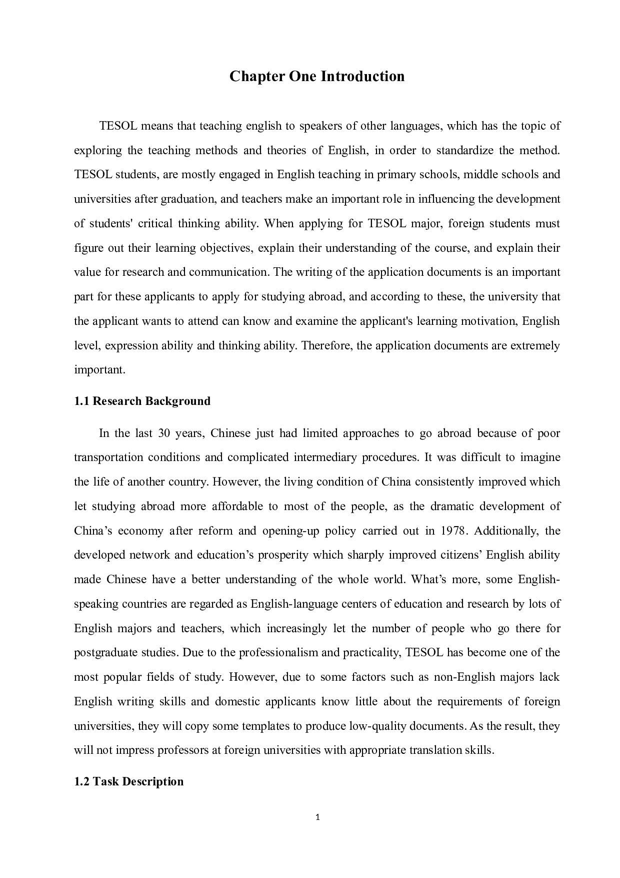 大学生海外留学文书写作话语分析及优化&mdash;&mdash;以申请TESOL专业为例-9614字.docx 第5页