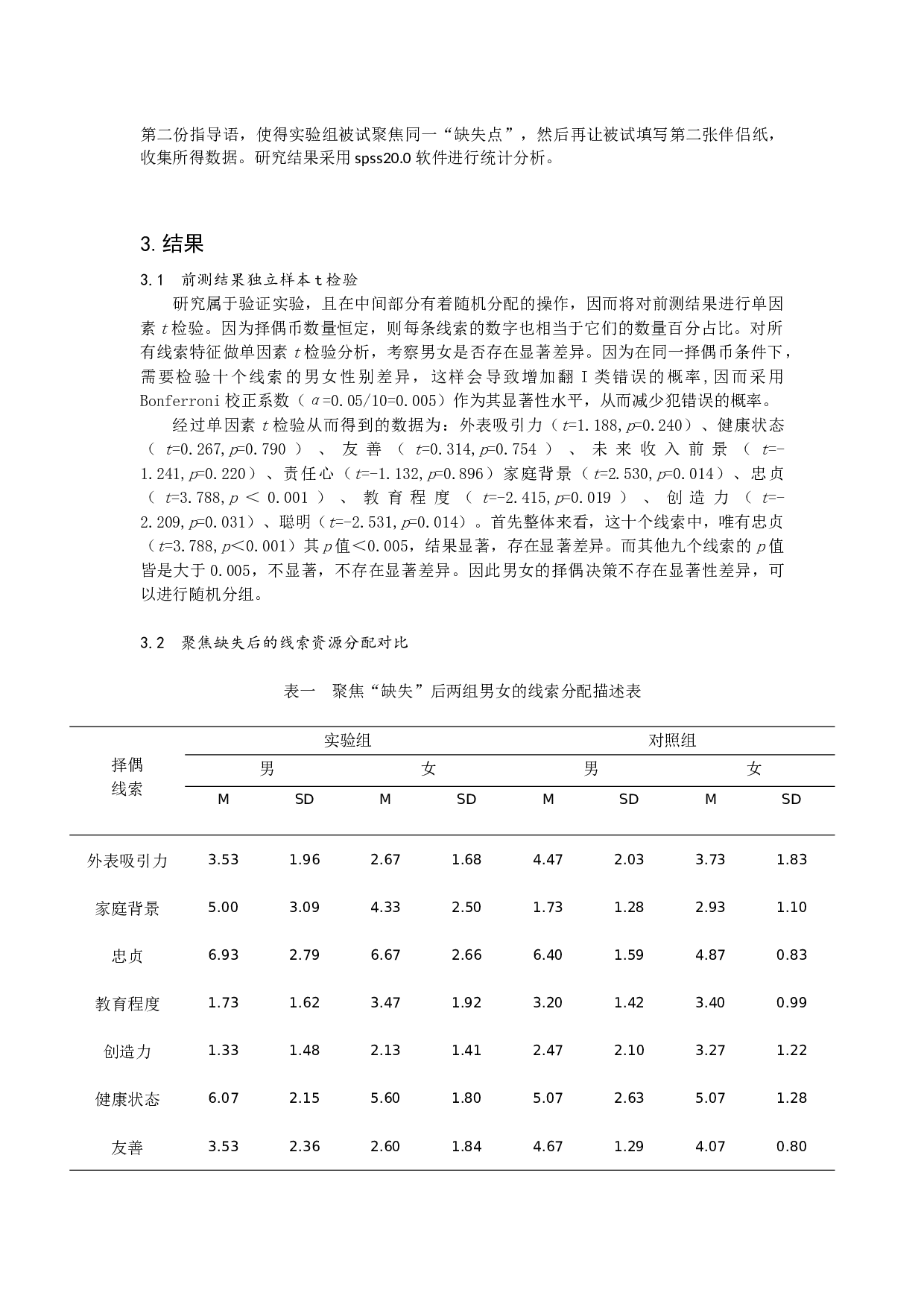 聚焦&ldquo;缺失&rdquo;对配偶决策的影响-8873字.docx 第6页