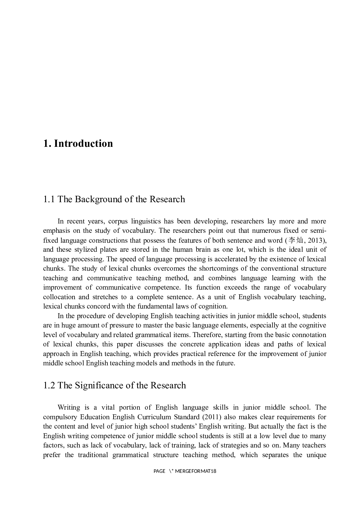 词块教学法在初中英语写作课堂上的应用-6165字.docx 第4页