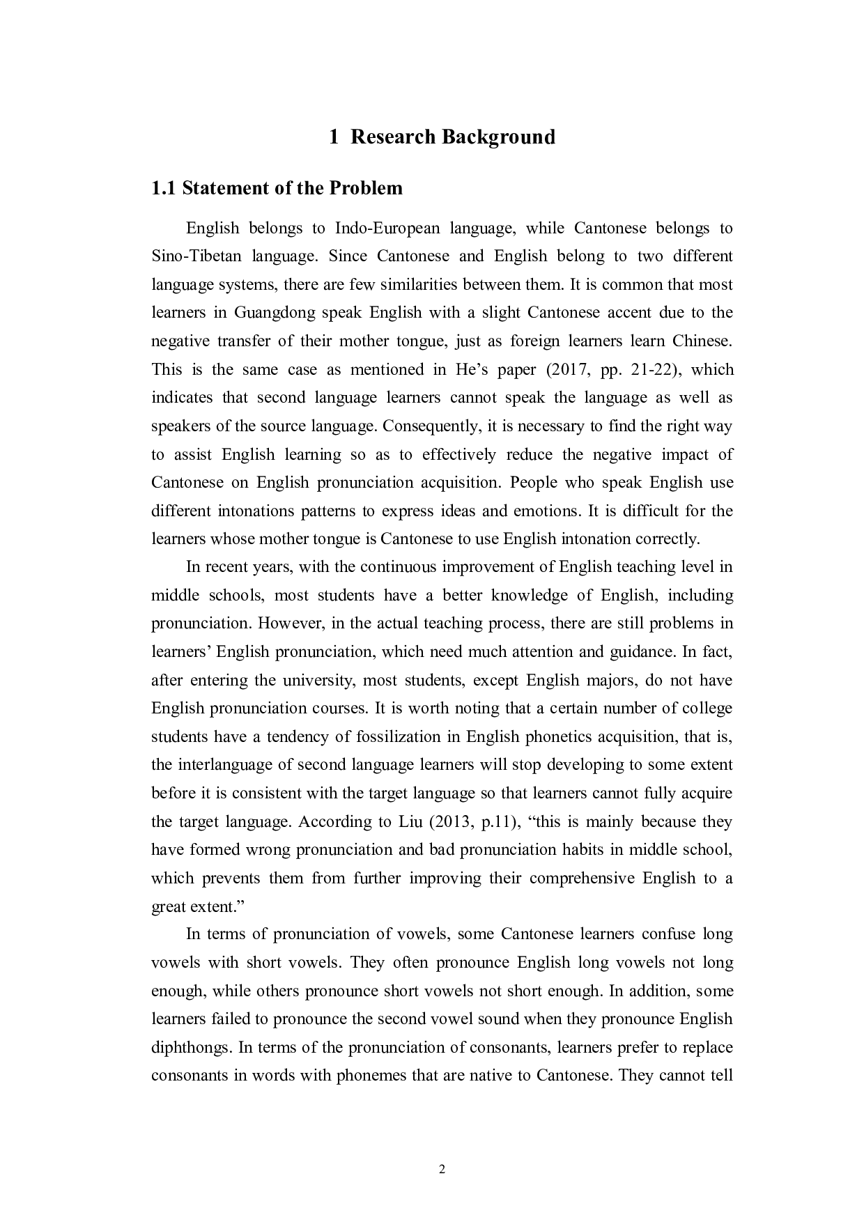 迁移理论视角下方言对英语语言教学的影响及对策&mdash;&mdash;以广东地区粤语为例-6560字.docx 第5页