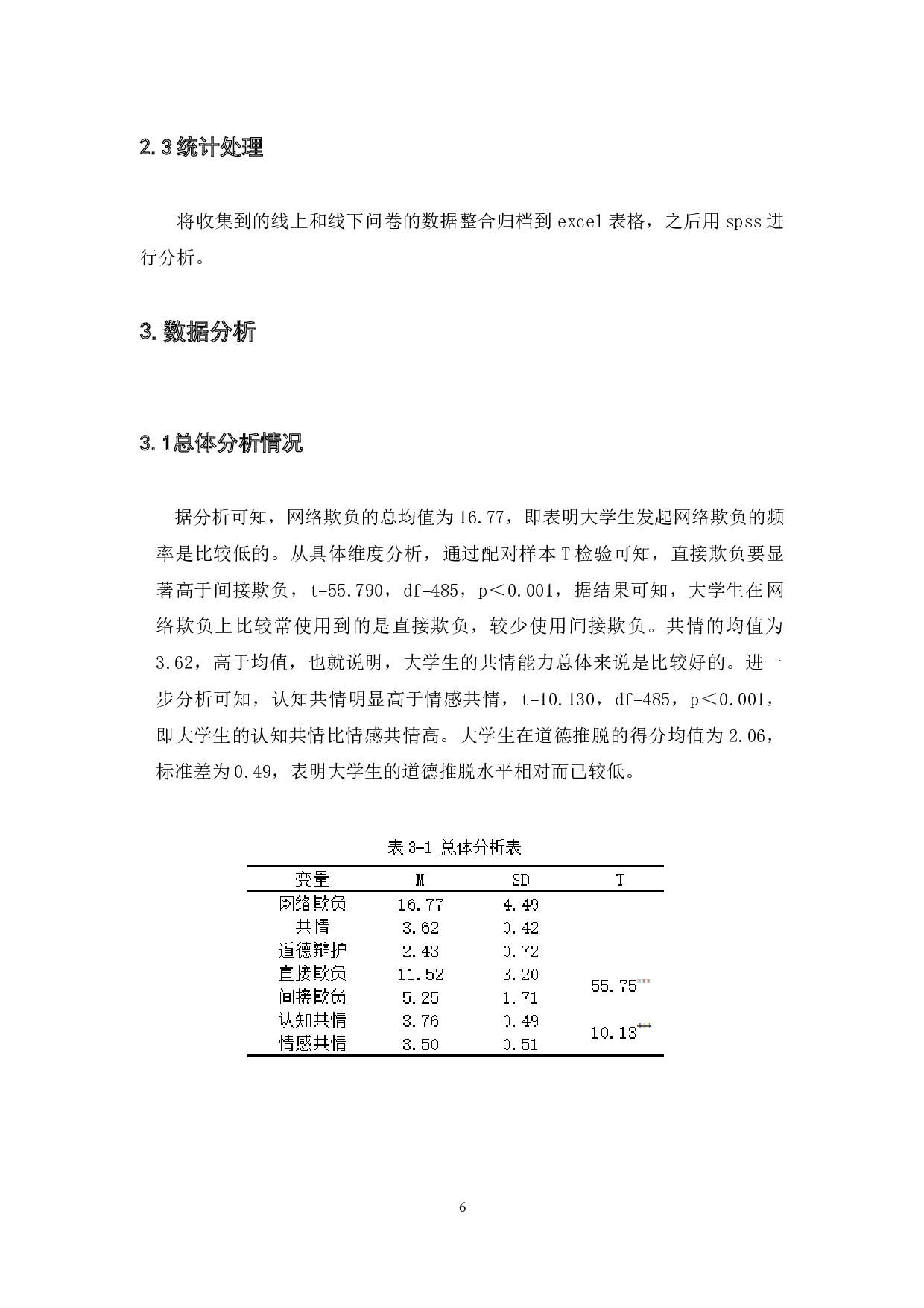 道德推脱在大学生共情和网络欺负中的中介作用-9642字.docx 第9页