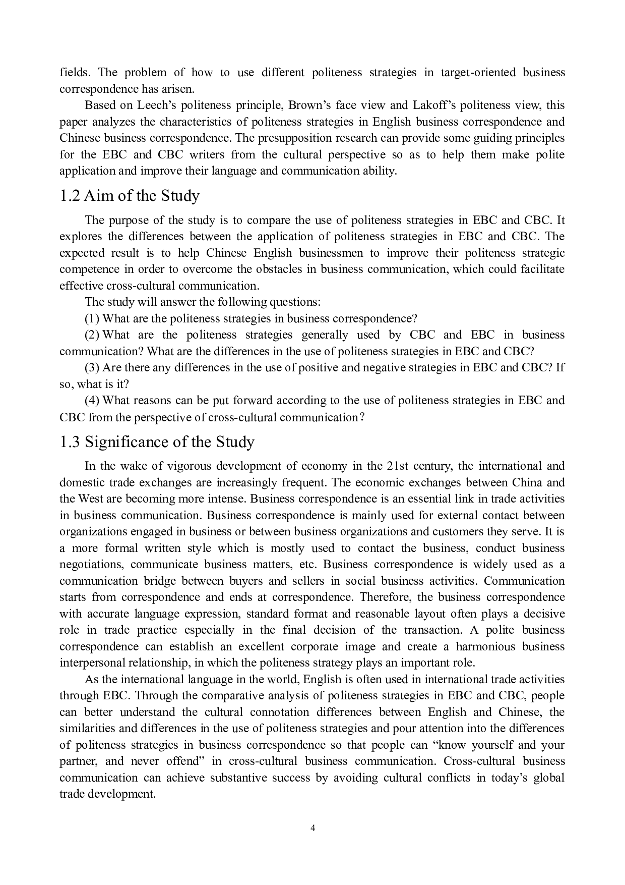 严燕星英汉商务信函中礼貌策略的对比分析-7998字.docx 第4页